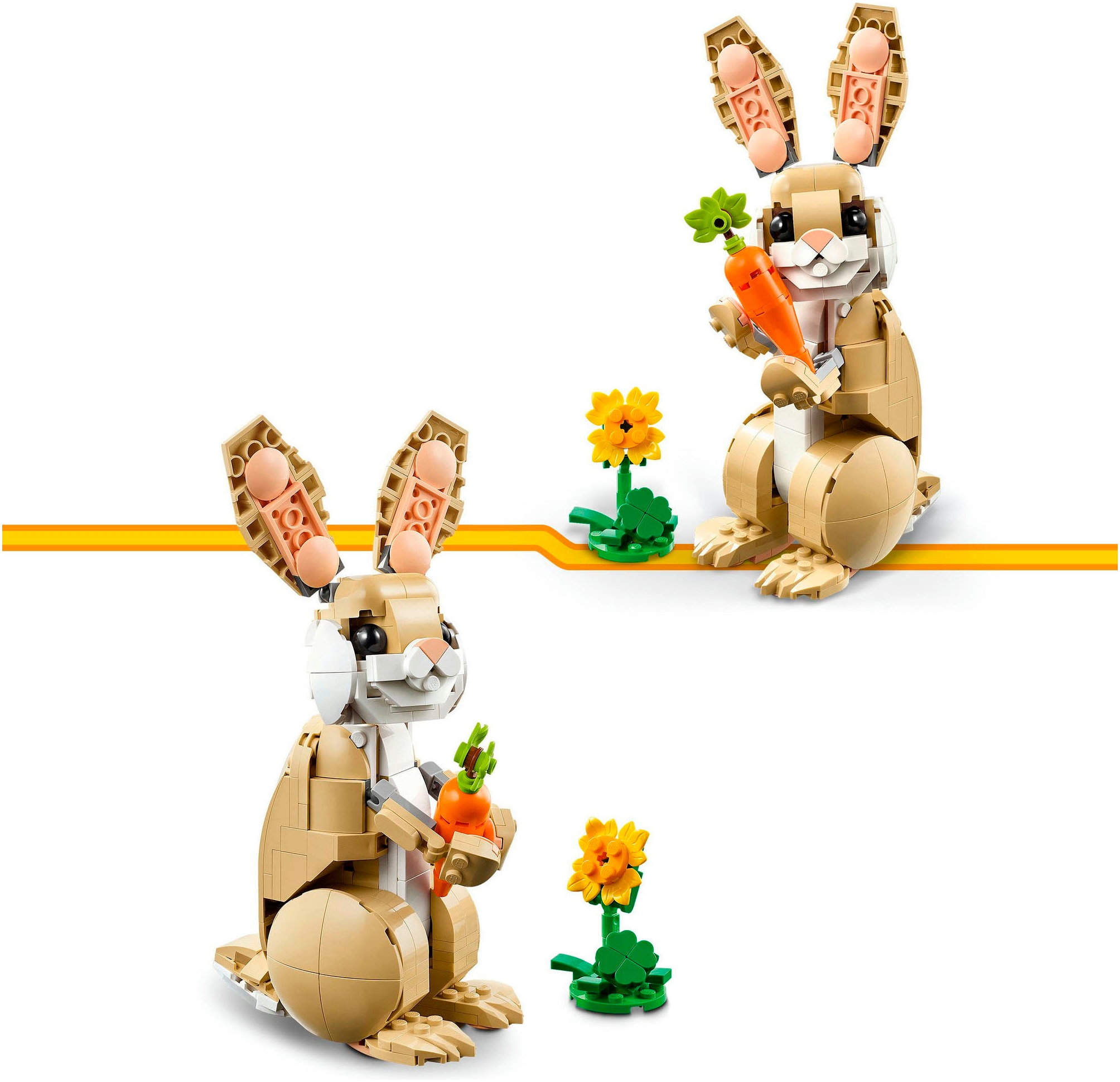 LEGO® Konstruktionsspielsteine »Häschen (31162), LEGO Creator« Made in Europe