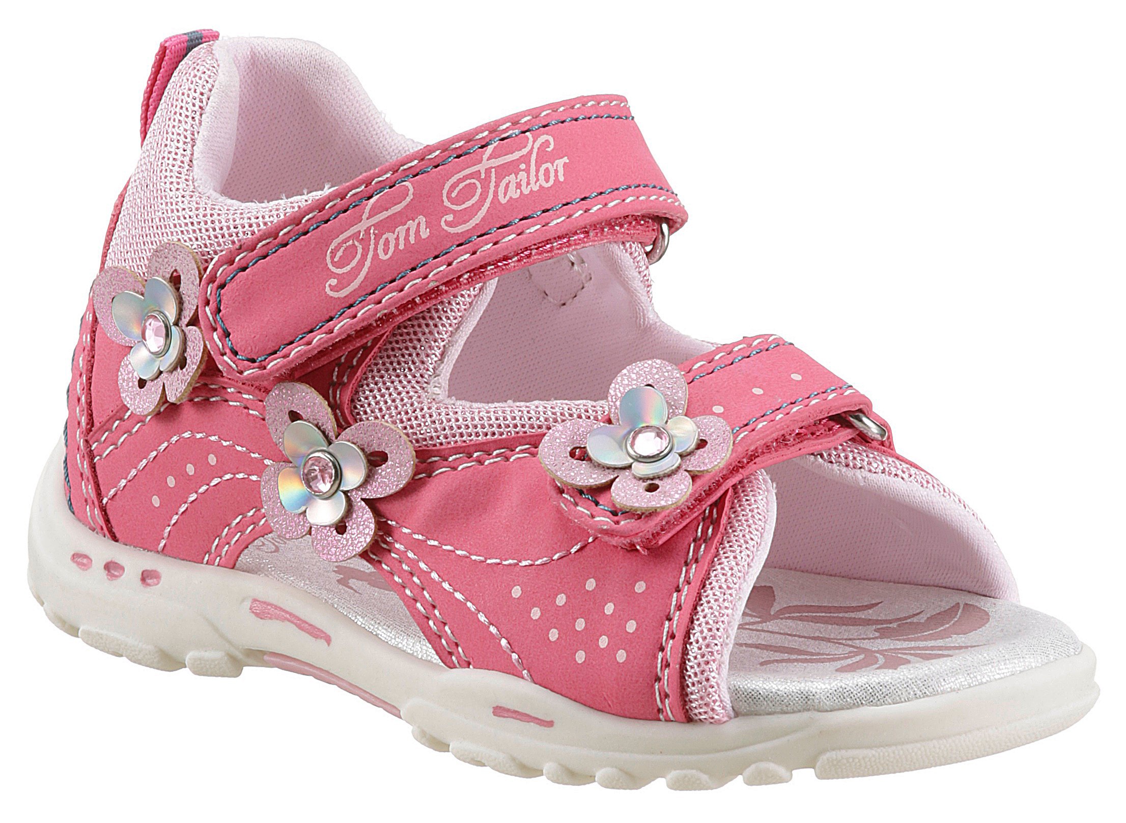 Image of TOM TAILOR Lauflernschuh, mit glänzenden Blüten bei Ackermann Versand Schweiz