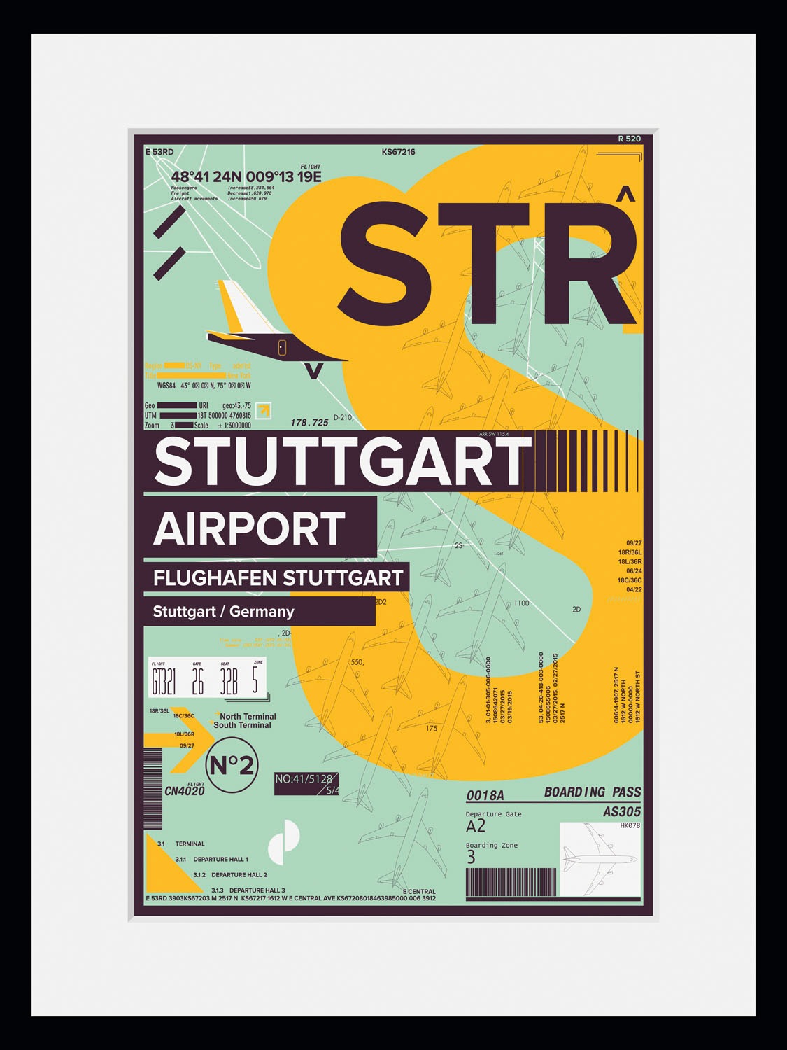 Image of queence Bild »STR AIRPORT«, Flugzeuge, (1 St.) bei Ackermann Versand Schweiz