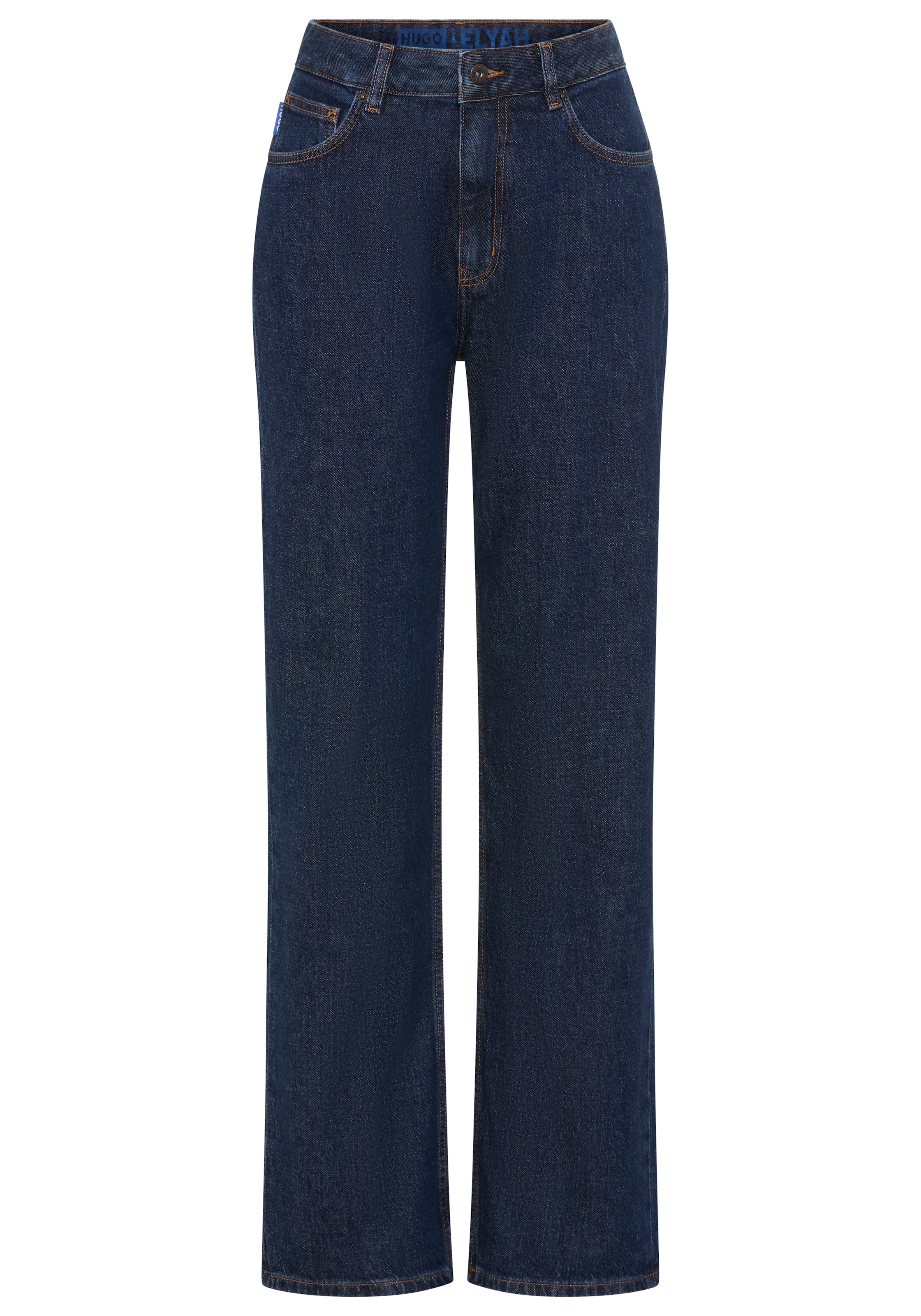 HUGO Blue Straight-Jeans »Elyah« mit extra Länge, Mid Rise