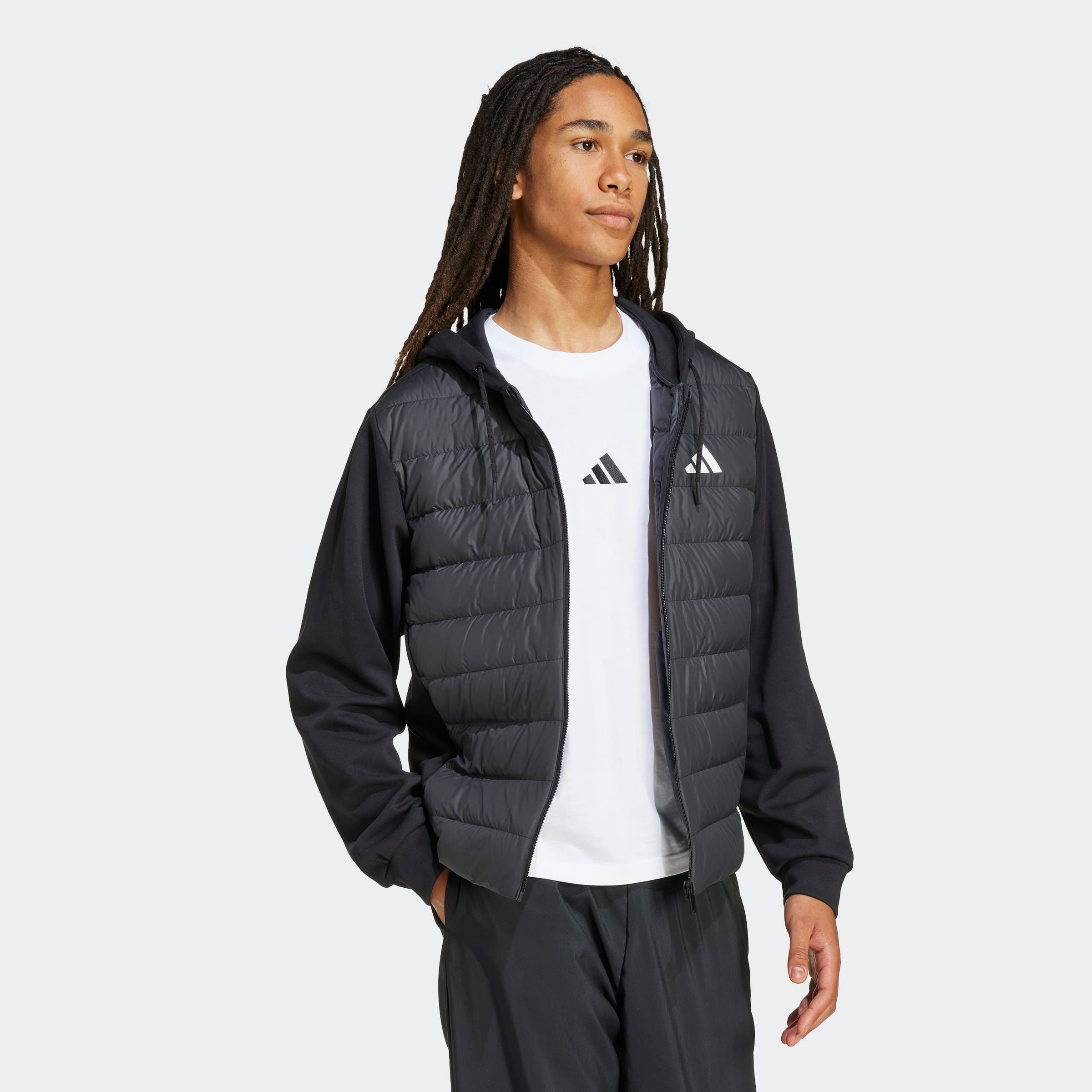 adidas Sportswear Outdoorjacke »ESSENTIALS CLIMAWARM LEICHTE MIT KAPUZE«