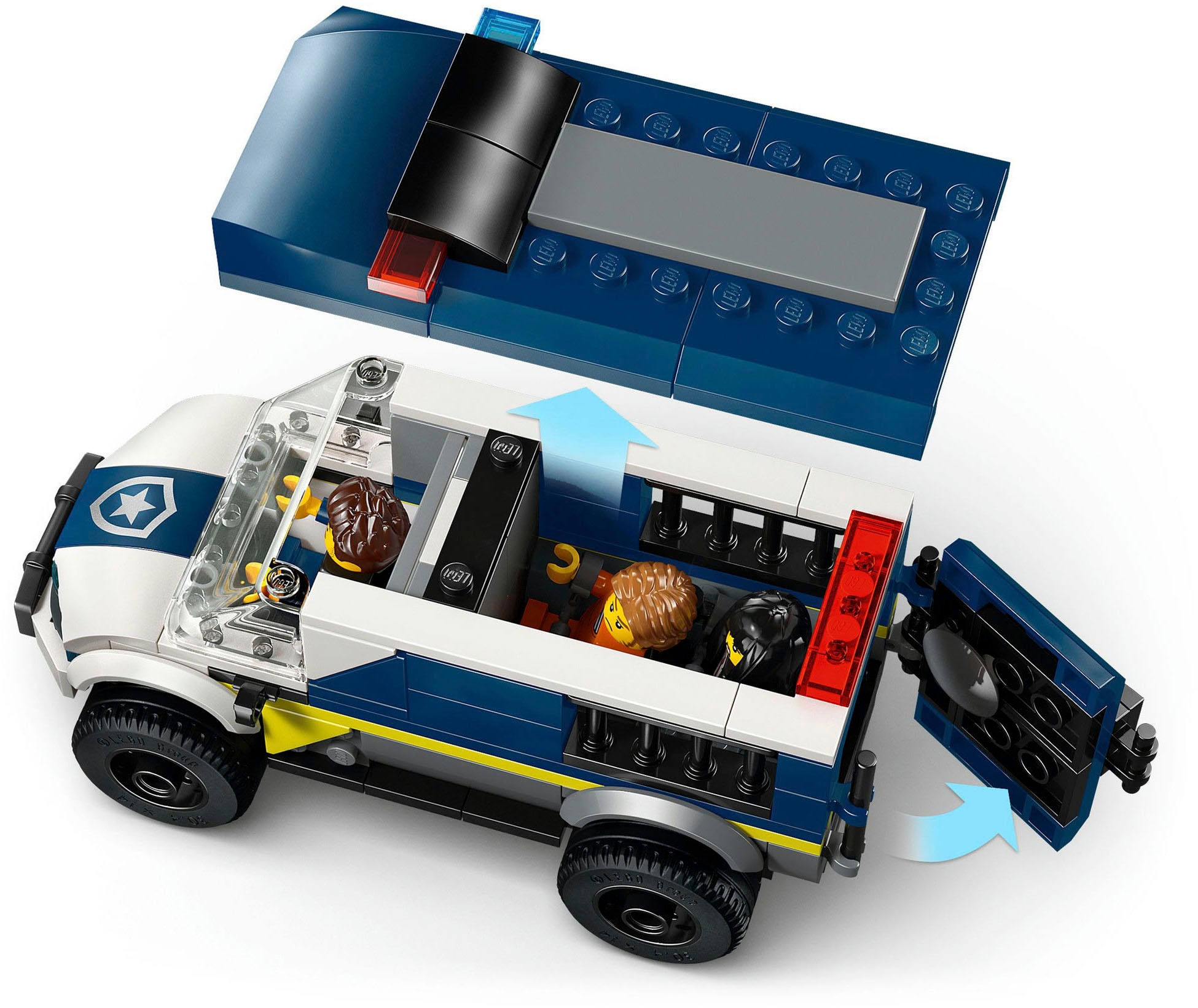 LEGO® Pions de construction »Gefangenentransporter (60479), LEGO City« Made in Europe
