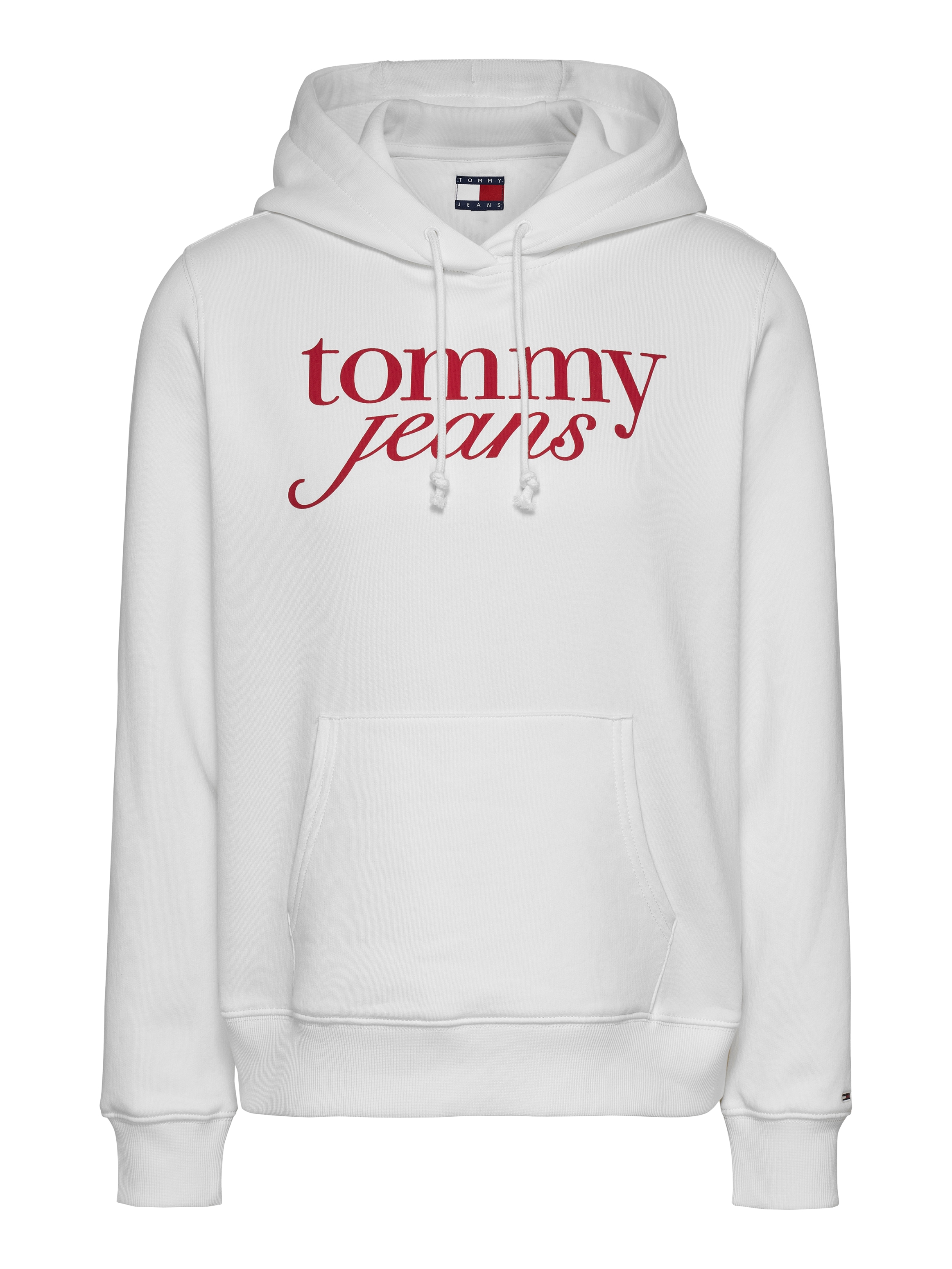 Tommy Jeans Curve Kapuzensweatshirt »TJW REG ESS LOGO HOODIE EXT«, in Grossen Grössen, Kapuze, Logo-Flag