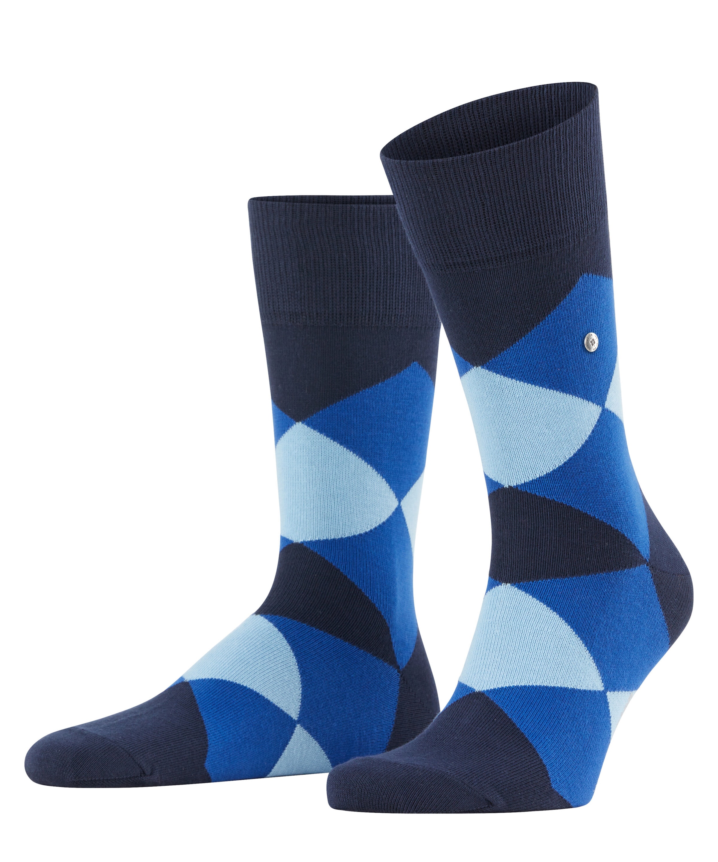 Burlington Socken »Clyde« Einheitsgrösse 40-46, modernes Argyle-Muster, Burlington-Clip