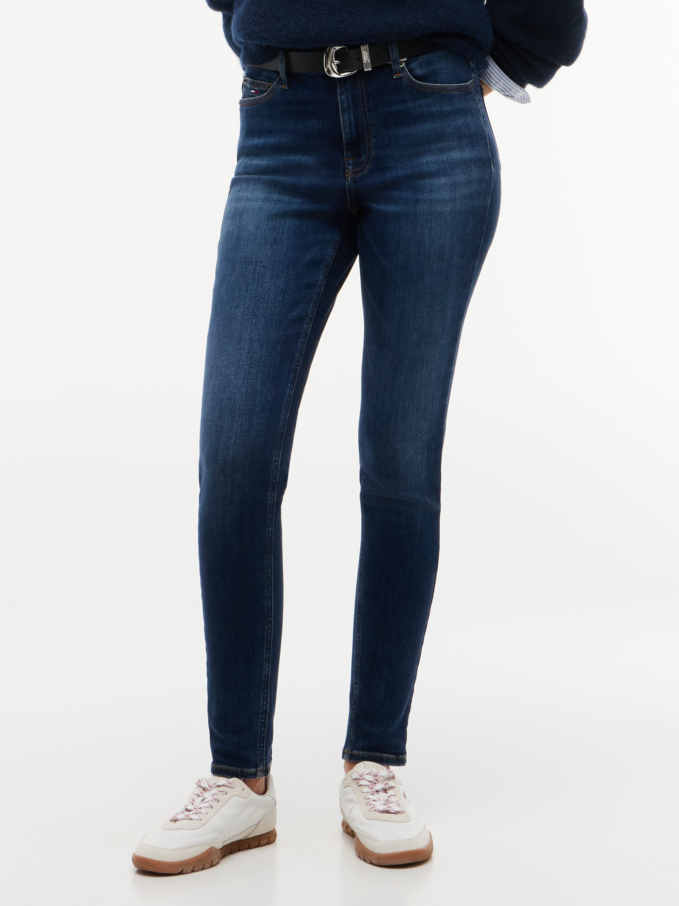 Image of Tommy Jeans Skinny-fit-Jeans "NORA MID RISE SKINNY DJ0257" Baumwollmischung
