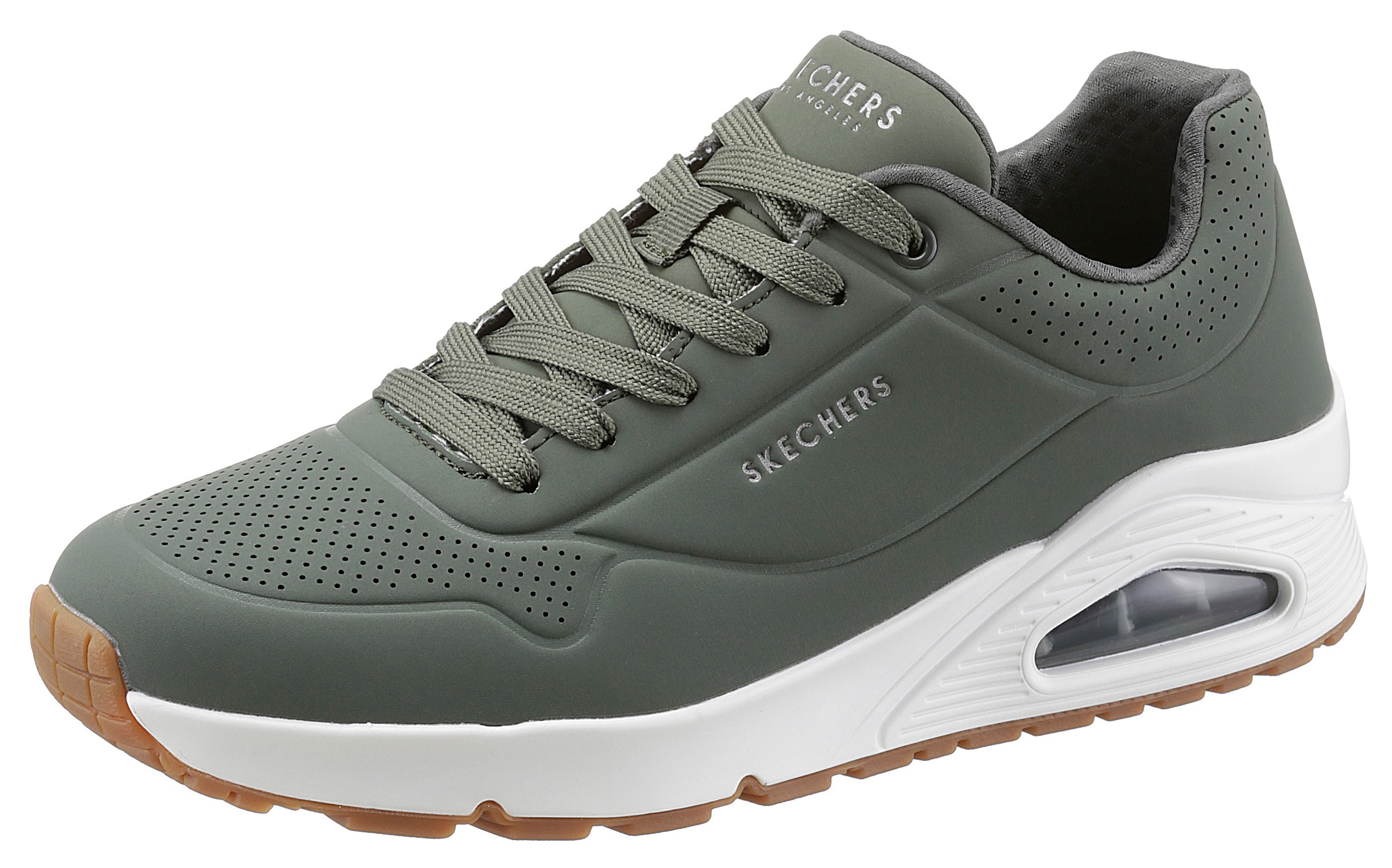 Image of Skechers Sneaker "Uno - Stand on Air" Freizeitschuh, Halbschuh, Schnürschuh mit Air-Cooled Memory Foam