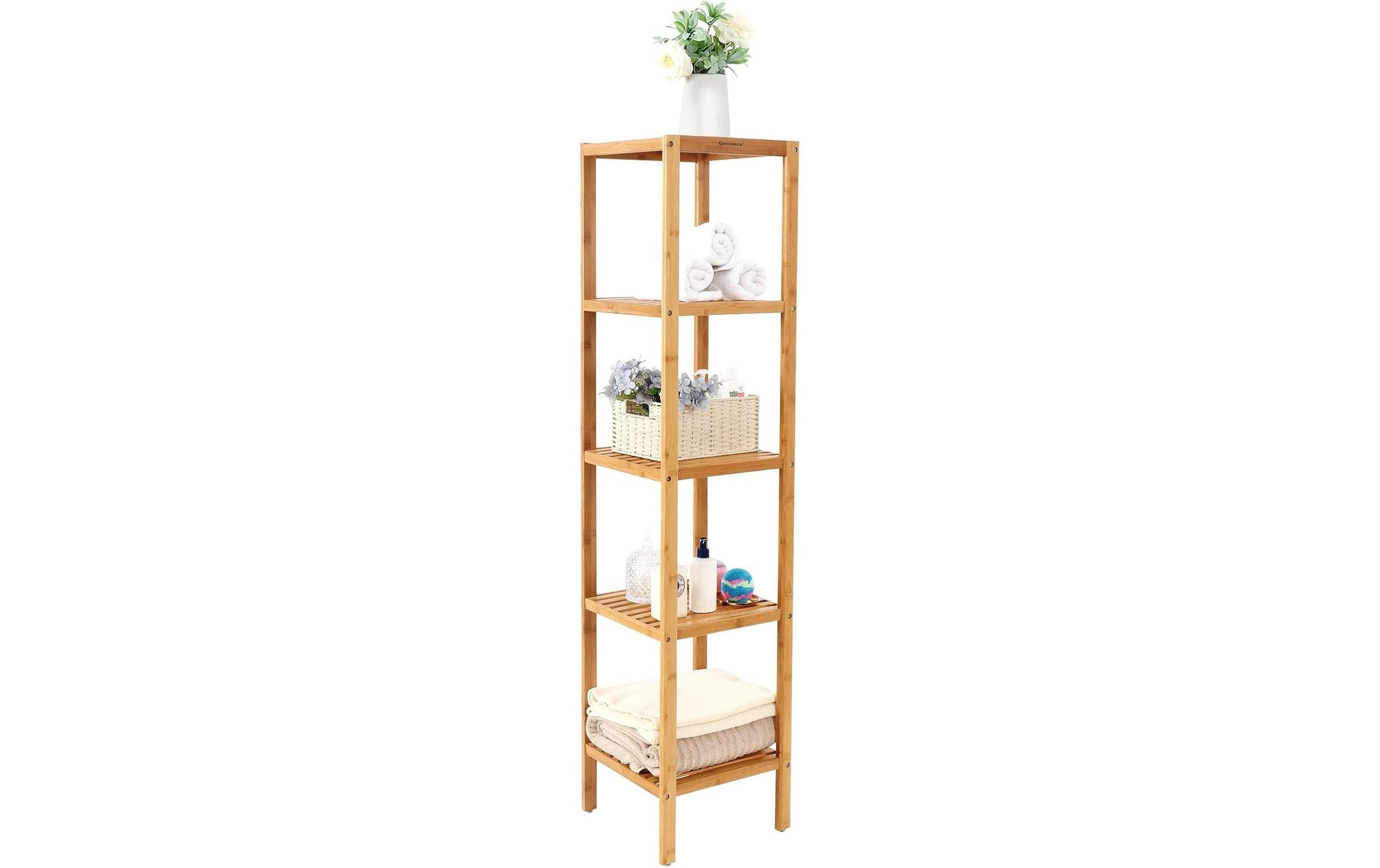 SONGMICS Étagère »Songmics Bambus Standregal Braun«