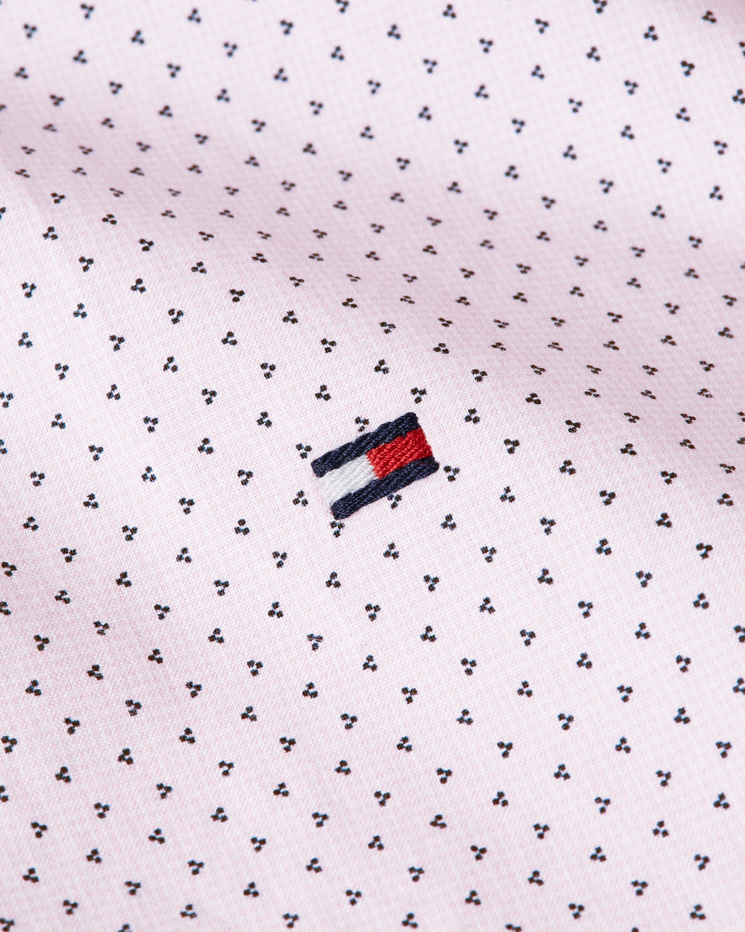 Tommy Hilfiger Langarmhemd »FLEX POPLIN MINI PRINT RF SHIRT«, regular fit, Kentkragen