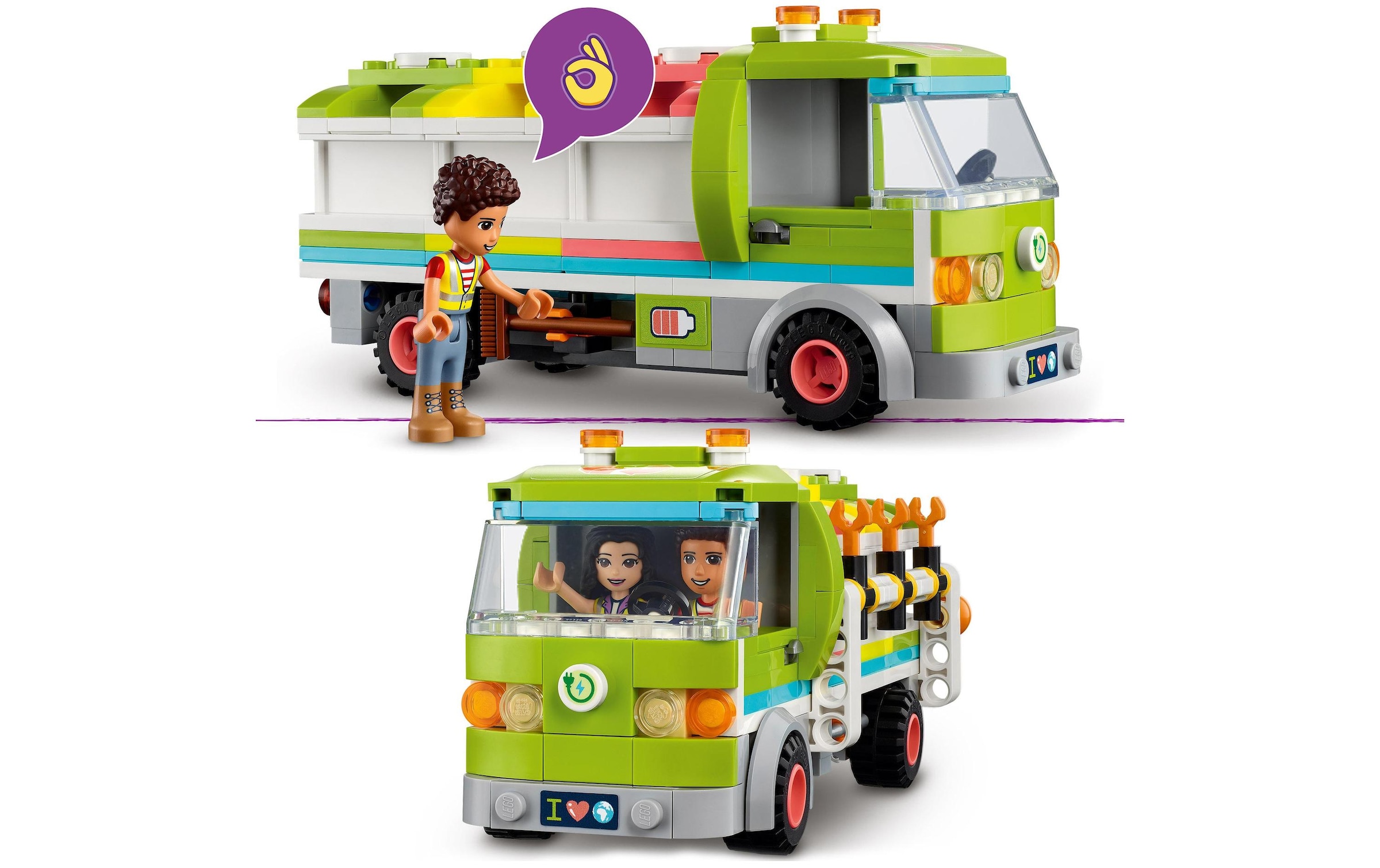 LEGO® Spielbausteine »Recycling-Auto 41712«