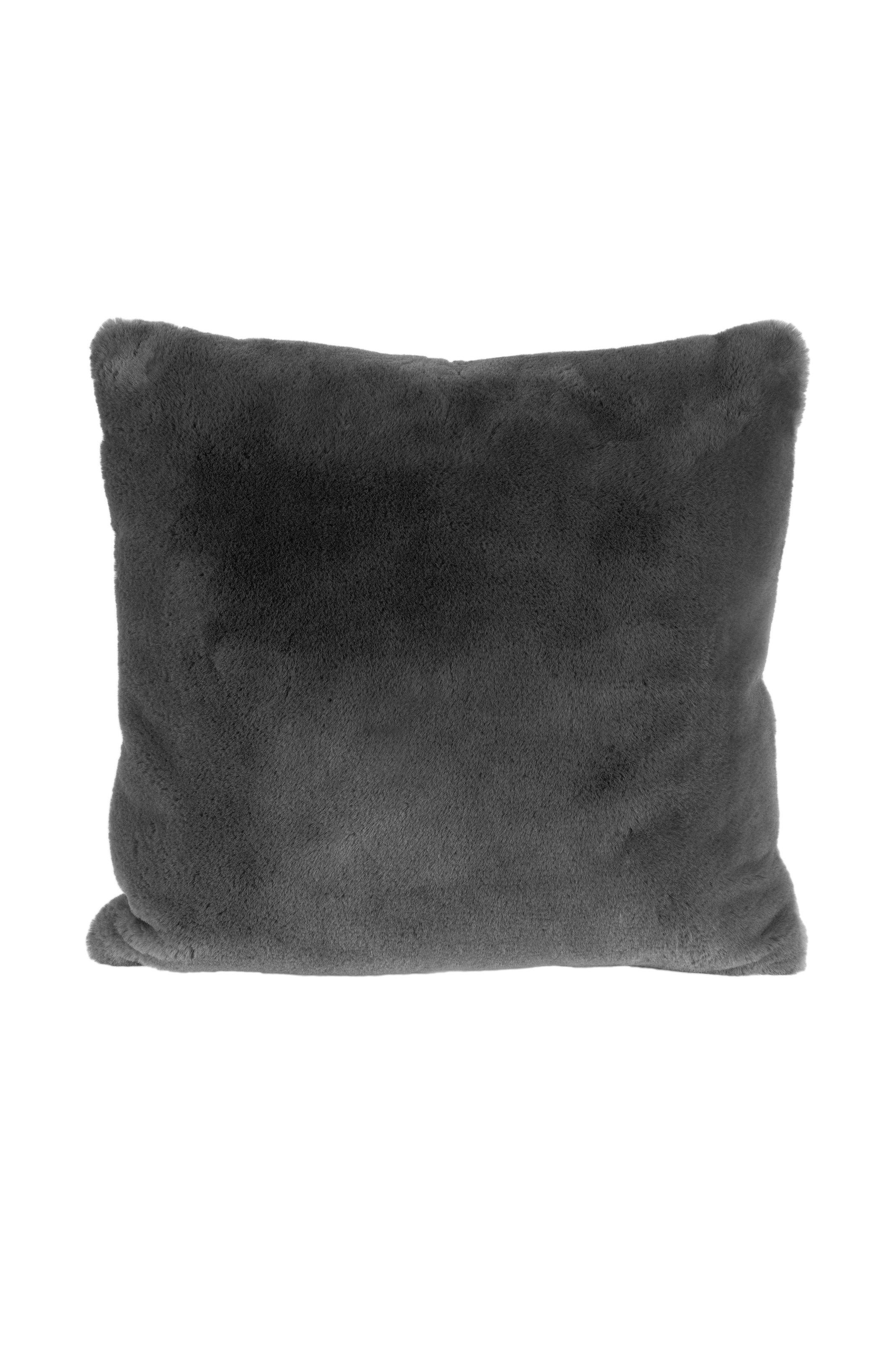 Kenda Sand Fellkissen »Dekokissen Aimee 625 2er-Set« Kissen inkl. Füllung mit flauschigem Stoffbezug