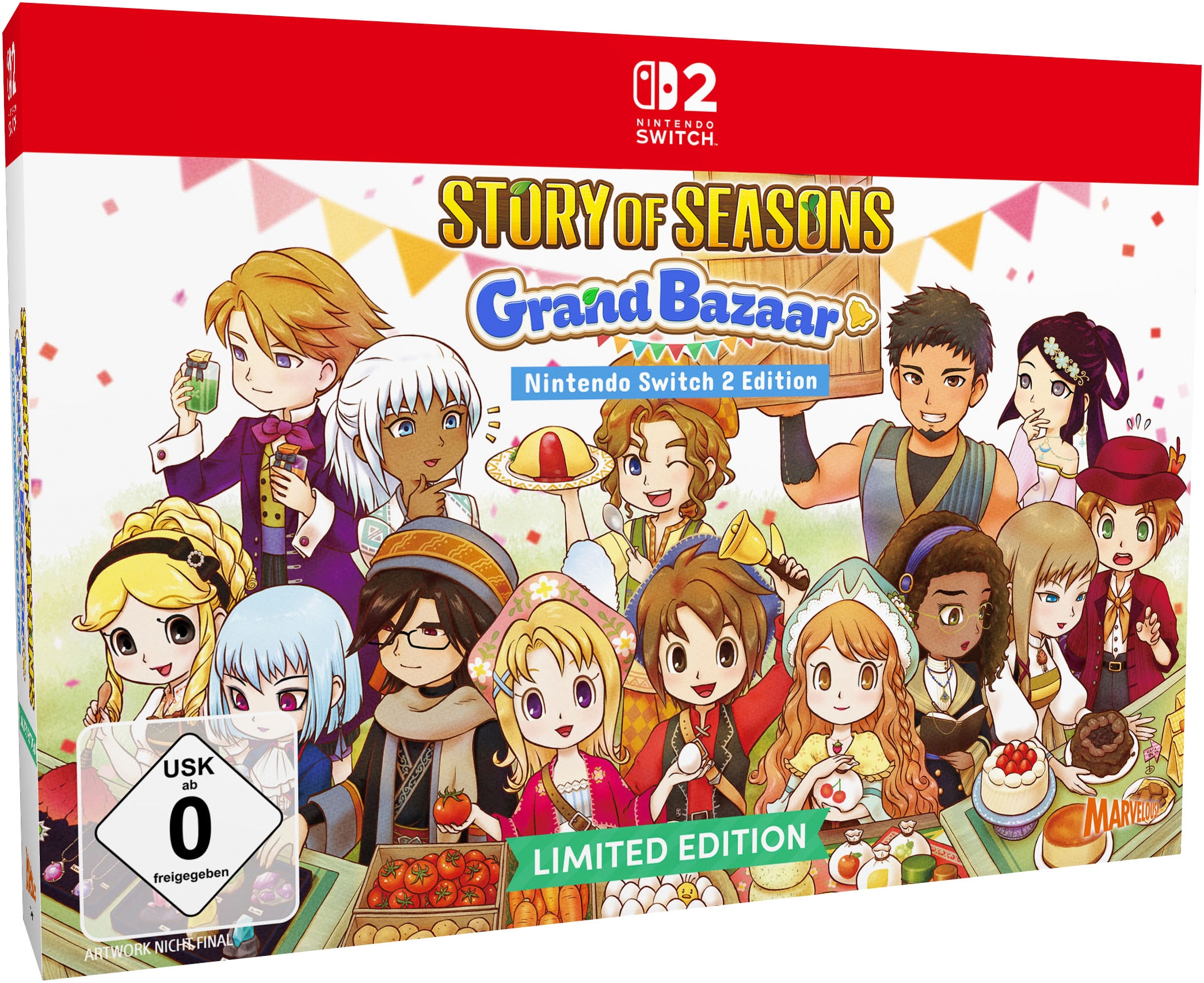 Marvelous Games Logiciel de jeu »Story of Seasons: Grand Bazaar Limited Edition (Switch 2)« Nintendo Switch 2