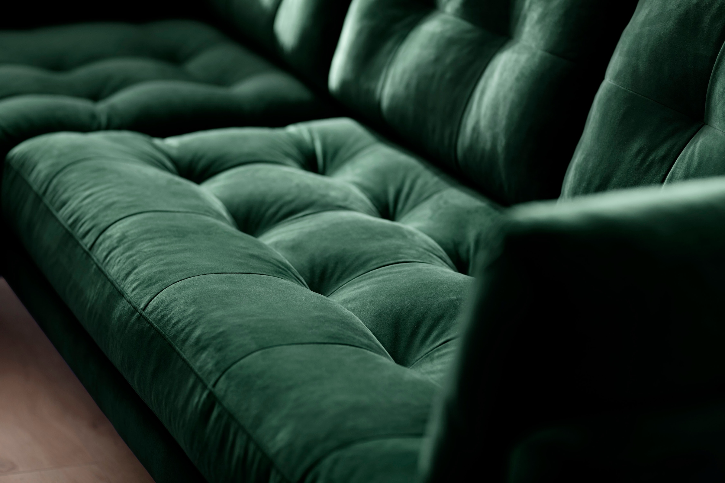 Trends by HG Ecksofa »Landau L-Form« in Cord-Stoff mit Metallfuss