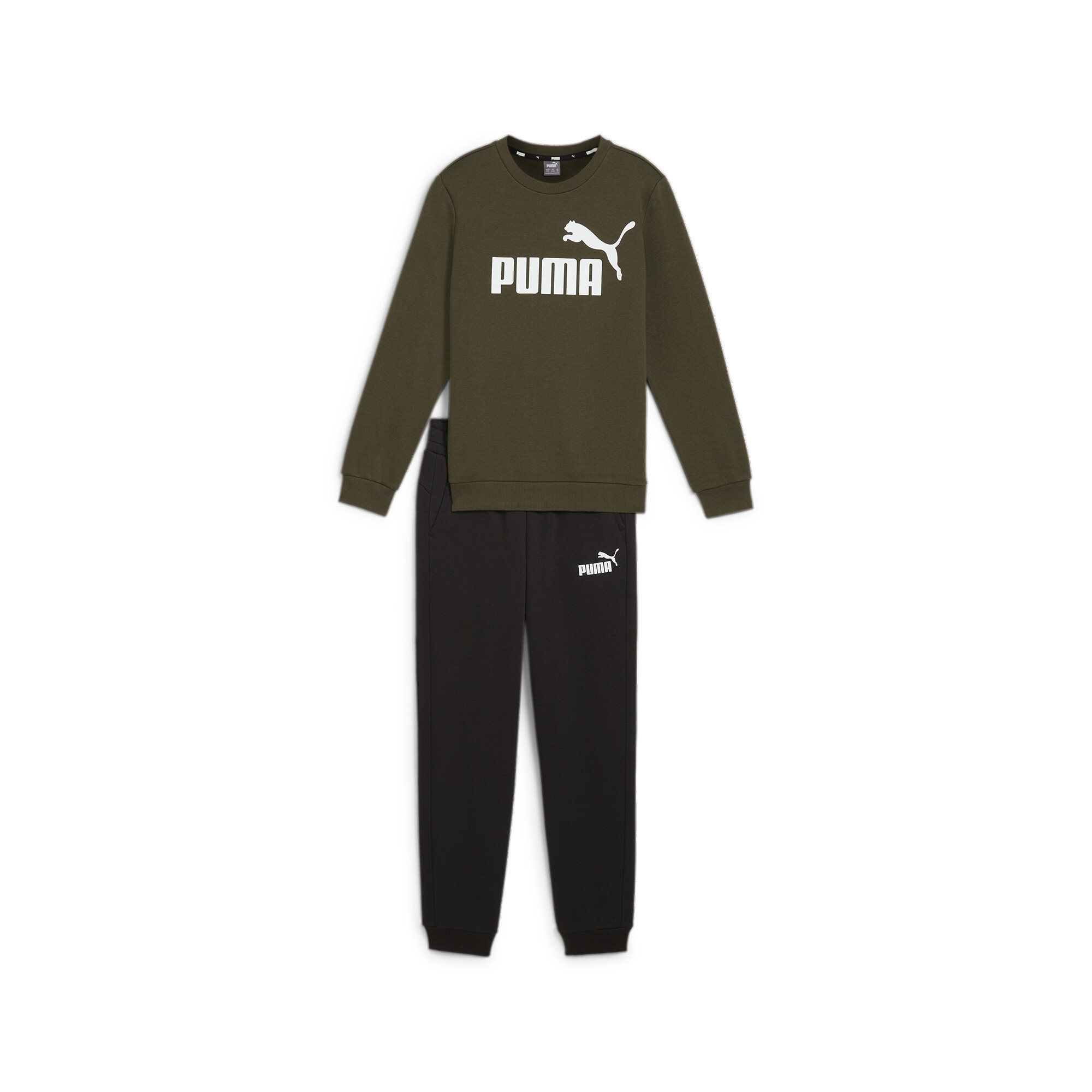 PUMA Trainingsanzug »NO.1 LOGO SWEAT SUIT FL B«, (Set, 2 tlg.)