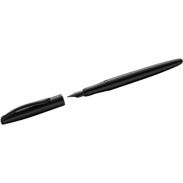 Modische Pelikan Füllhalter »Jazz® Noble Elegance, carbon schwarz«, (Set),  mit Kugelschreiber versandkostenfrei bestellen