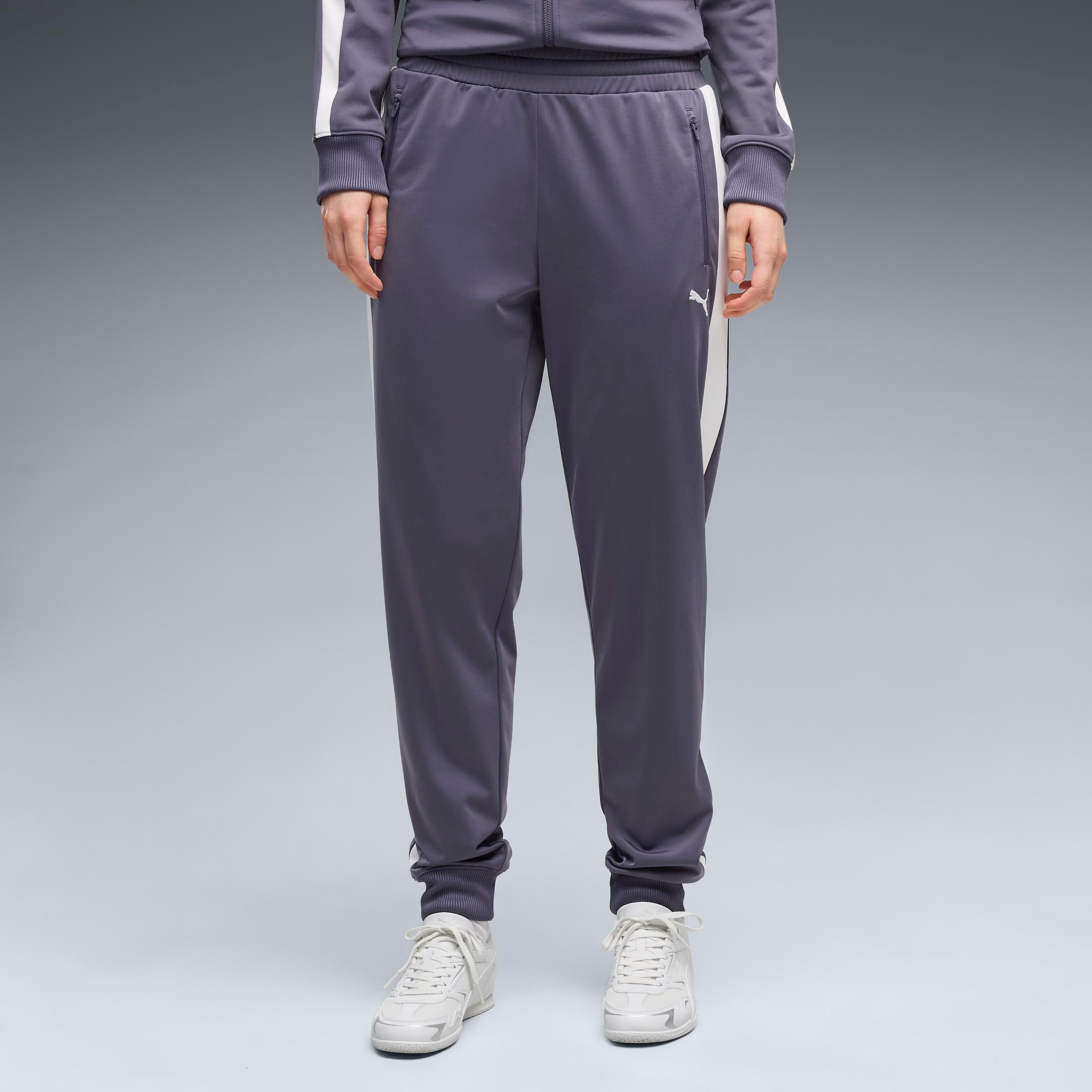 Image of PUMA Trainingshose "ESS T7 POLY PANTS" Regular Fit, sportlicher Stil, mit Eingrifftaschen