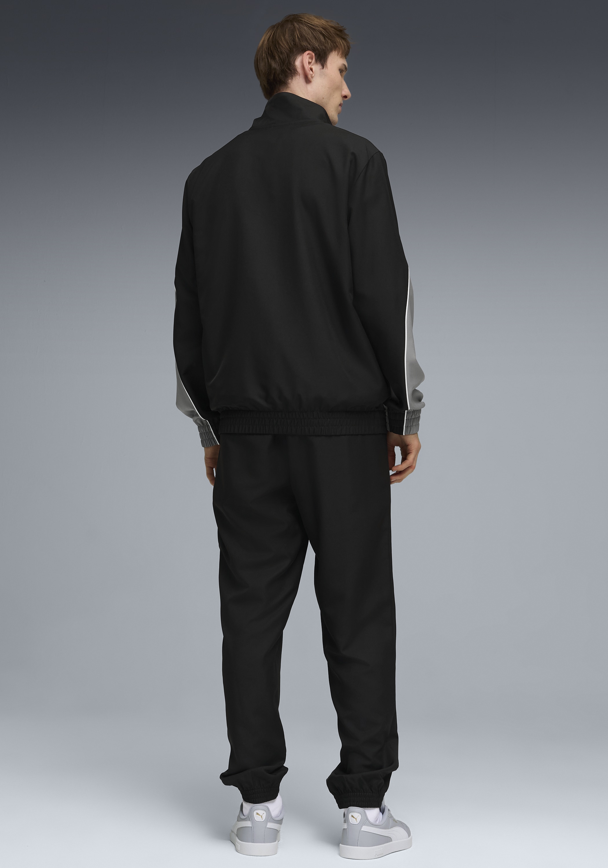 PUMA Jogginganzug »WOVEN COLORBLOCK SUIT« 2 tlg. für Sportmode und Freizeit, ohne Kapuze, mit DryCELL Technologie