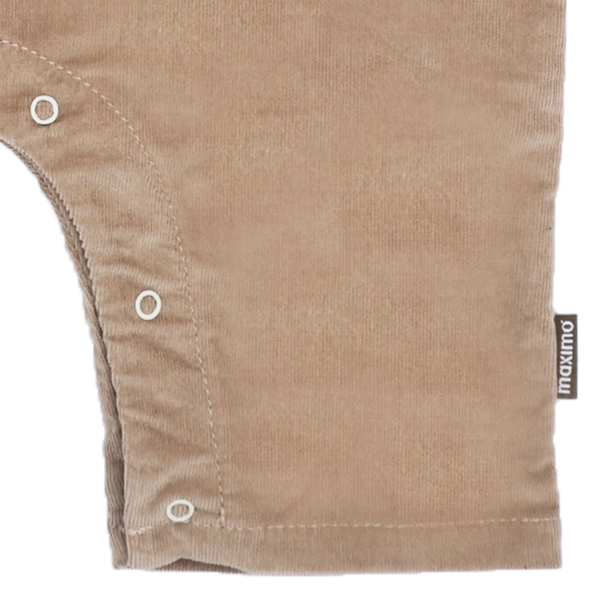 MAXIMO Latzhose, hoher Baumwollanteil, Stretch-Cord, Träger, zum Knöpfen, Wickelöffnung