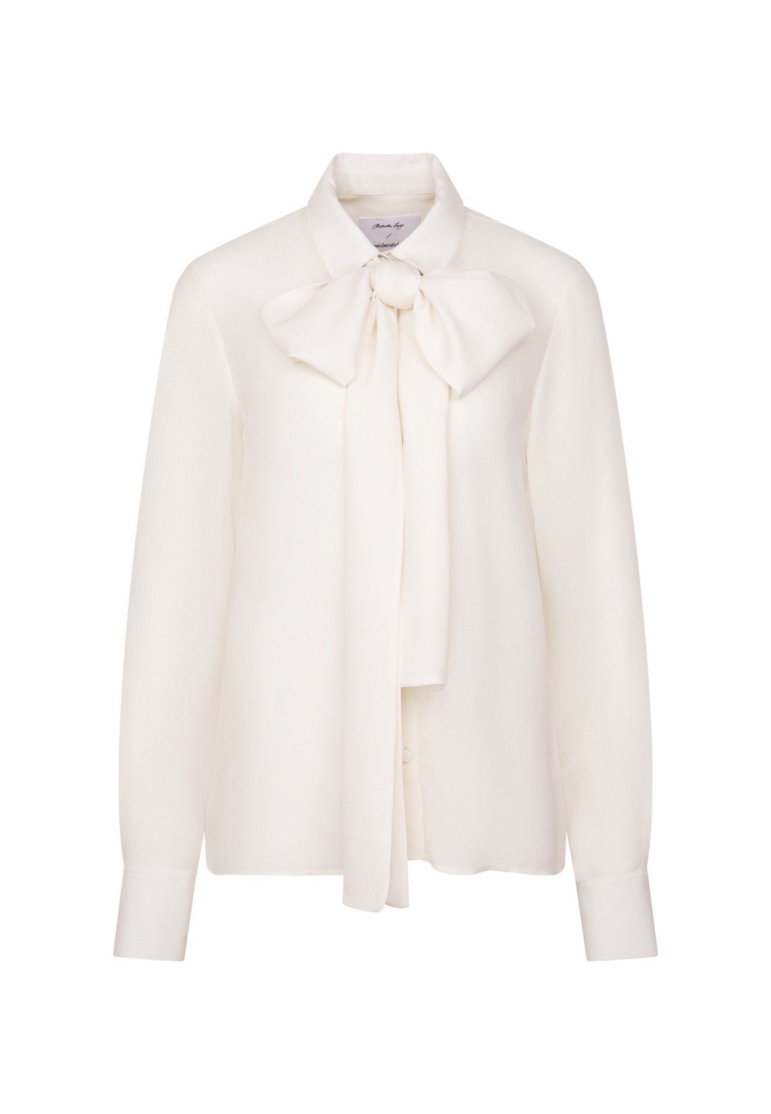 seidensticker Blouse classique 1/1 Binderkragen Uni