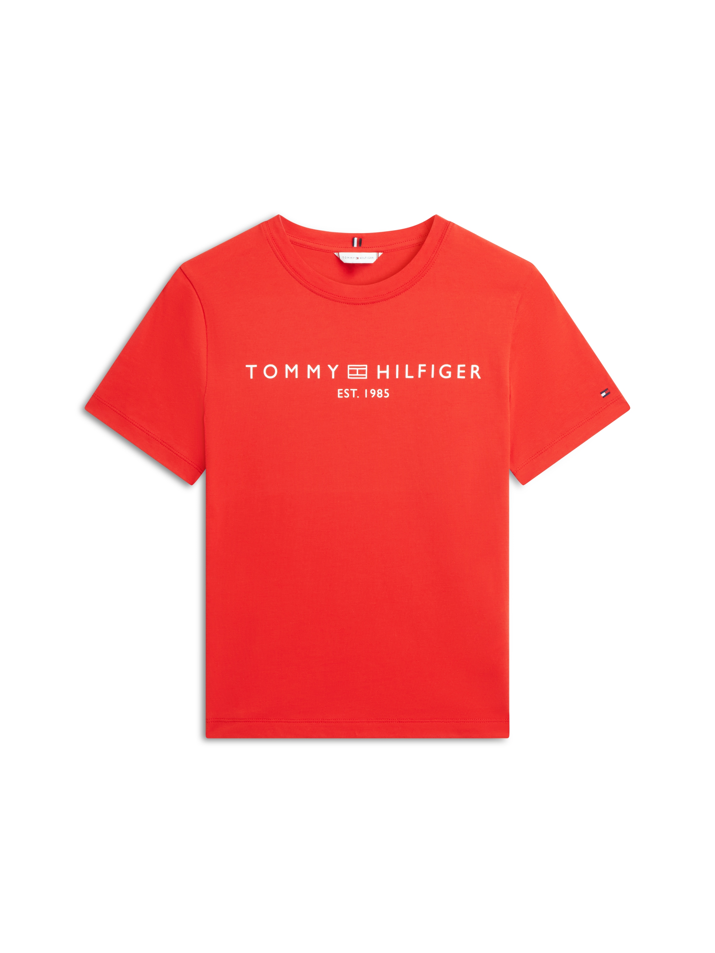 Tommy Hilfiger T-shirt à manches courtes »REG CORP LOGO C-NK SS« Baumwolle