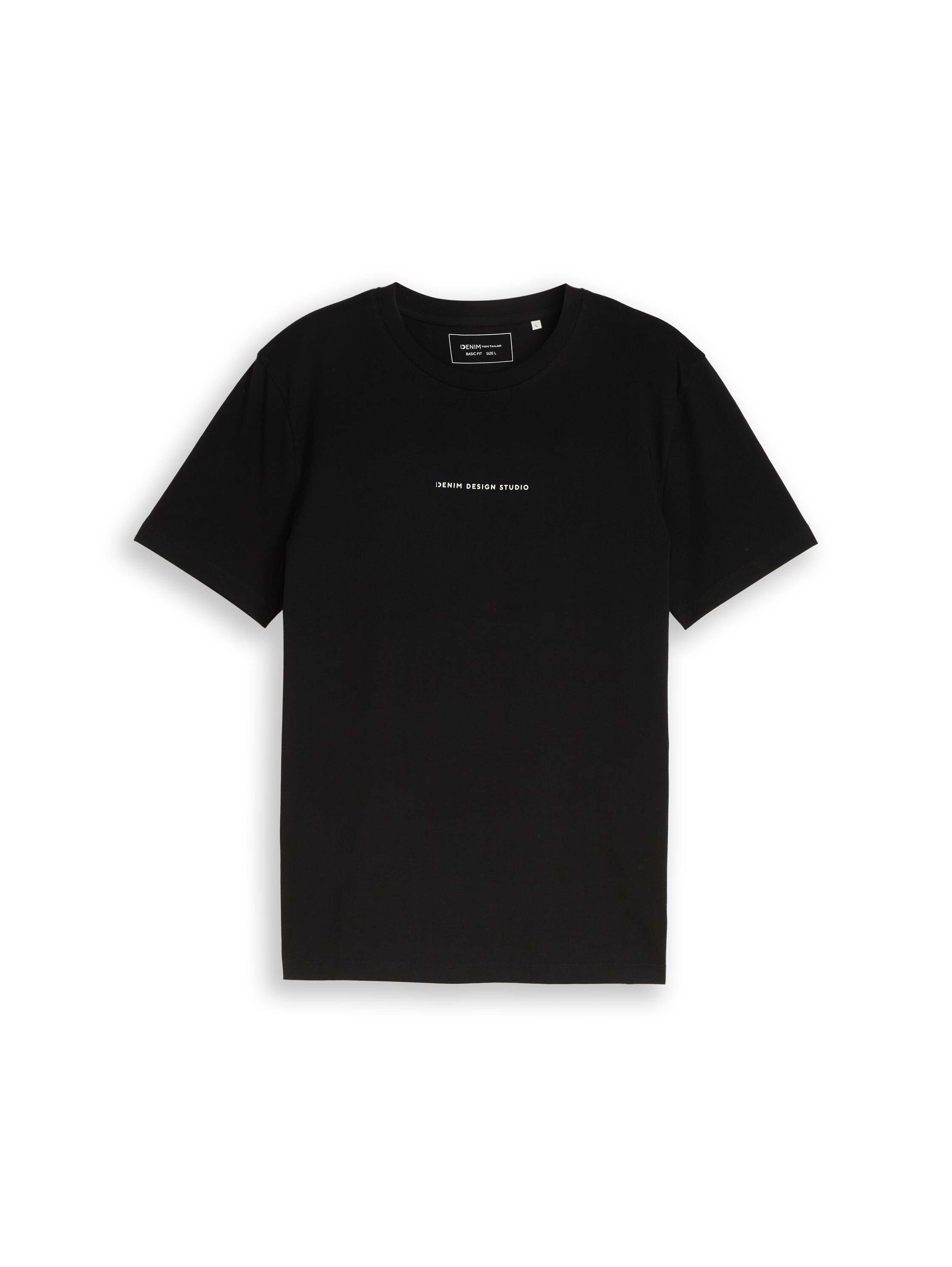 TOM TAILOR Denim T-shirt à manches courtes avec grand imprimé dans le dos