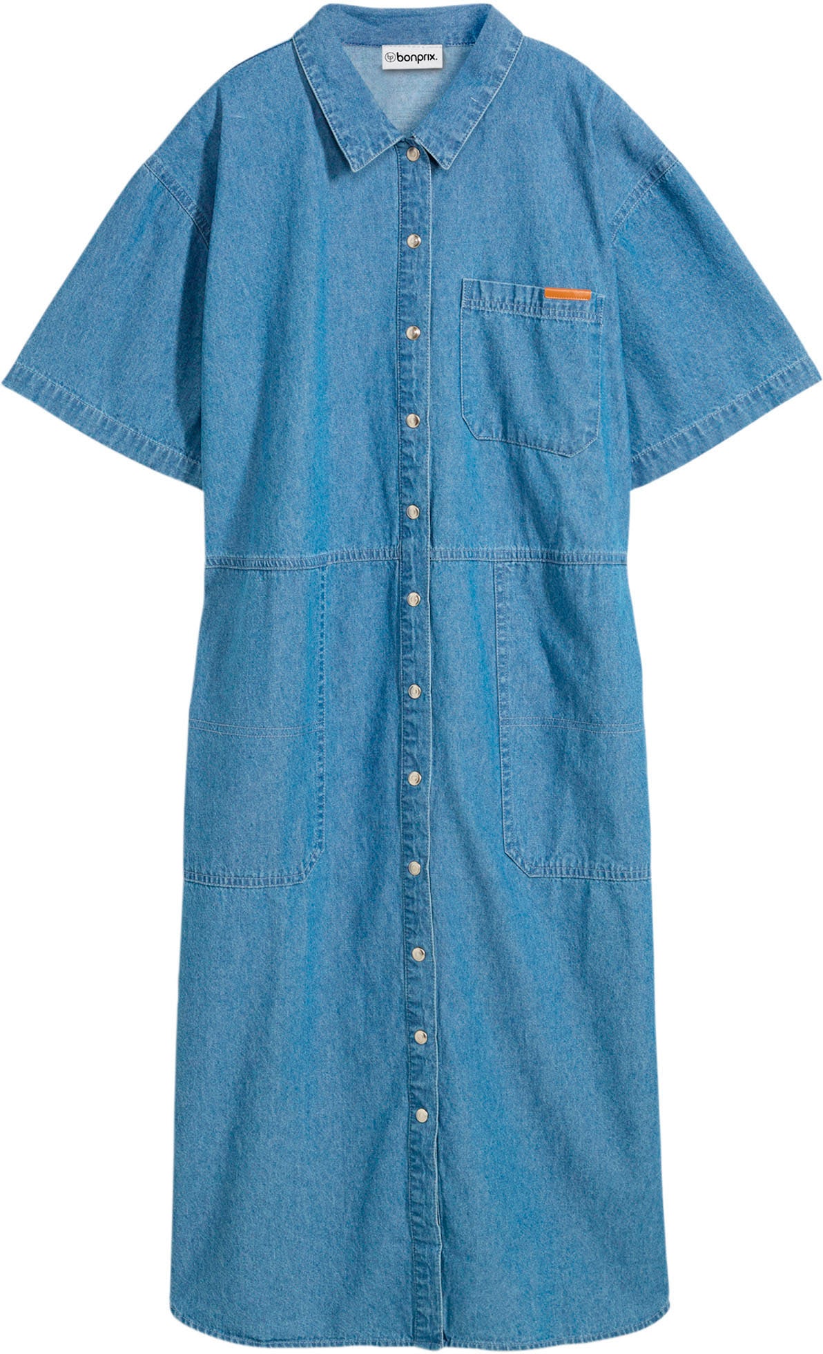 bonprix Robe en jean »Jeanskleid, Oversized« für lässigen Look, aus Baumwolle, Oversize-Passform