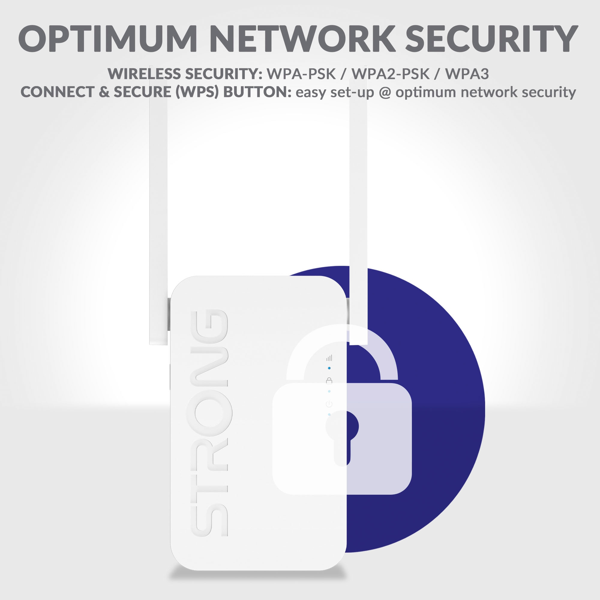 Strong WLAN-Repeater »Dualband WLAN Repeater bis 1800 Mbit/s, WiFi 6, Accesspoint«, (1 St.)