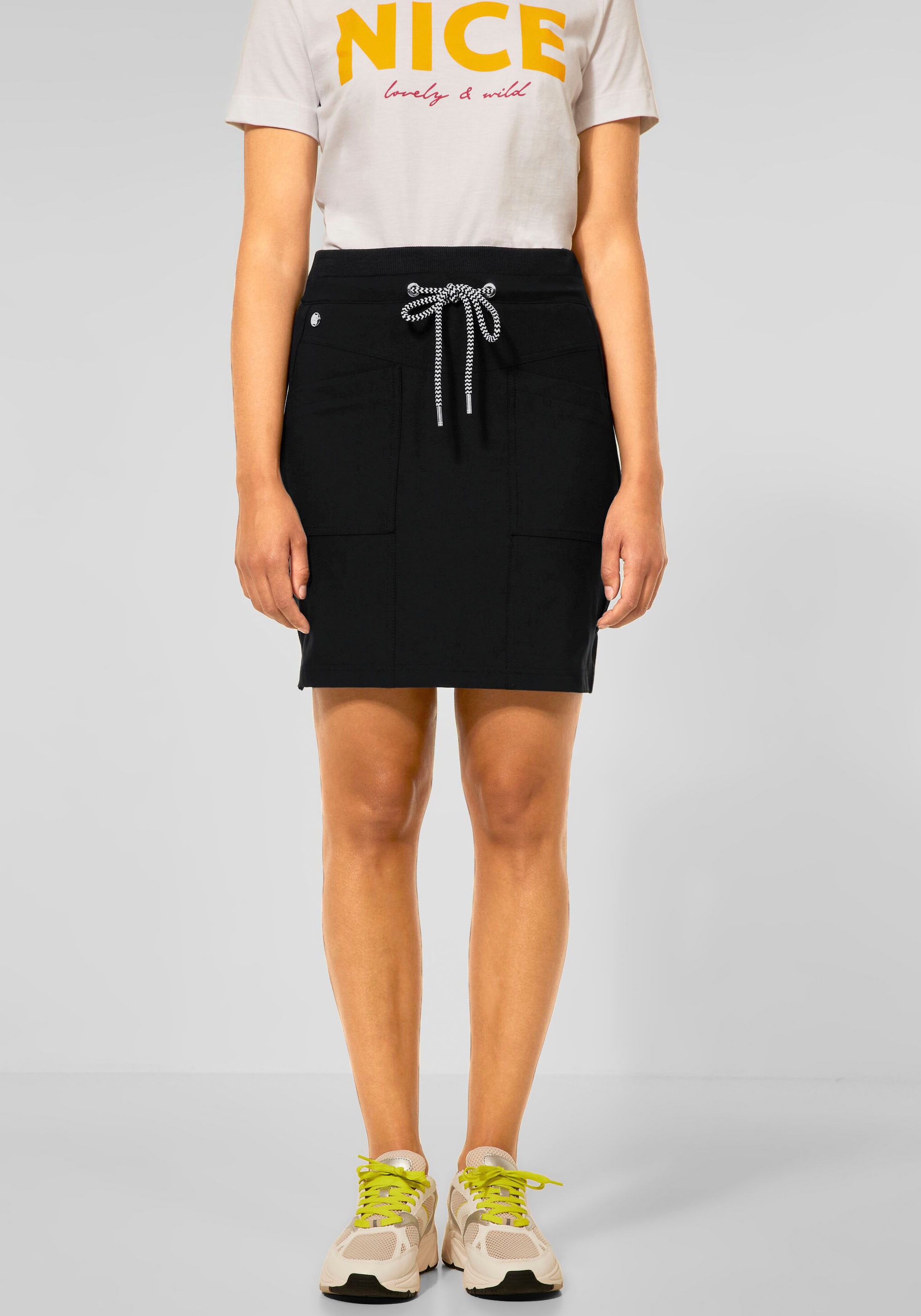 Image of STREET ONE Minirock »Style Happy«, mit praktischen Eingrifftaschen bei Ackermann Versand Schweiz