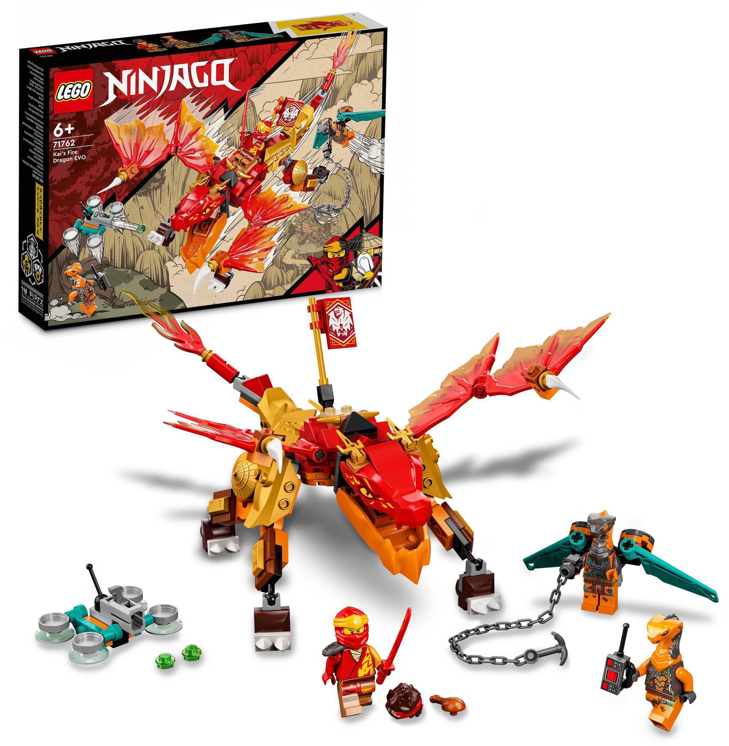 Image of LEGO® Konstruktionsspielsteine »Kais Feuerdrache EVO (71762), LEGO® NINJAGO®«, (204 St.) bei Ackermann Versand Schweiz