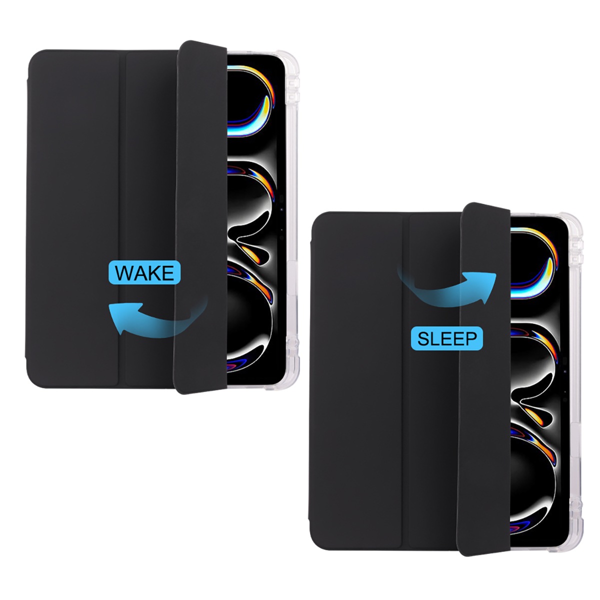 PEDEA Tablet-Hülle »Folio Trifold Case für Apple iPad Pro 13 (M4 24)«, Backcover, Schutzhülle, Tabletschutzhülle, Case, Schutzcase, stossfest