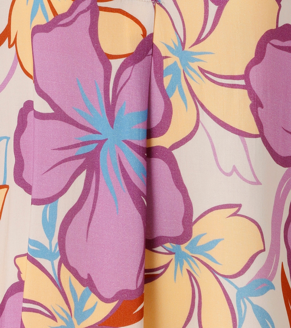 Aniston CASUAL Schlupfbluse mit farbenfrohen, grossflächigen Blüten bedruckt - NEUE KOLLEKTION