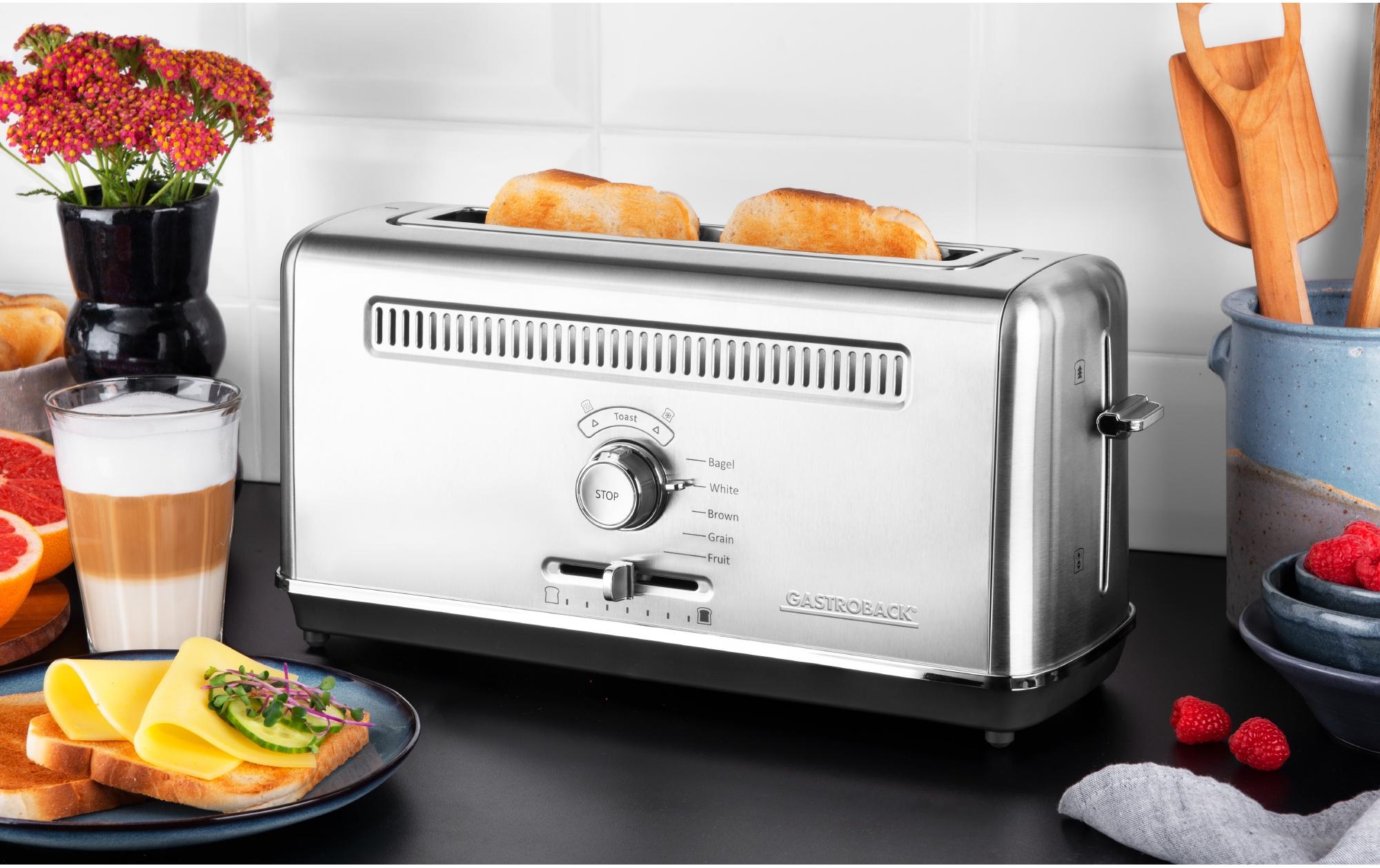 Gastroback Toaster »Advanced 4S«, für 2 Scheiben, 1100 W