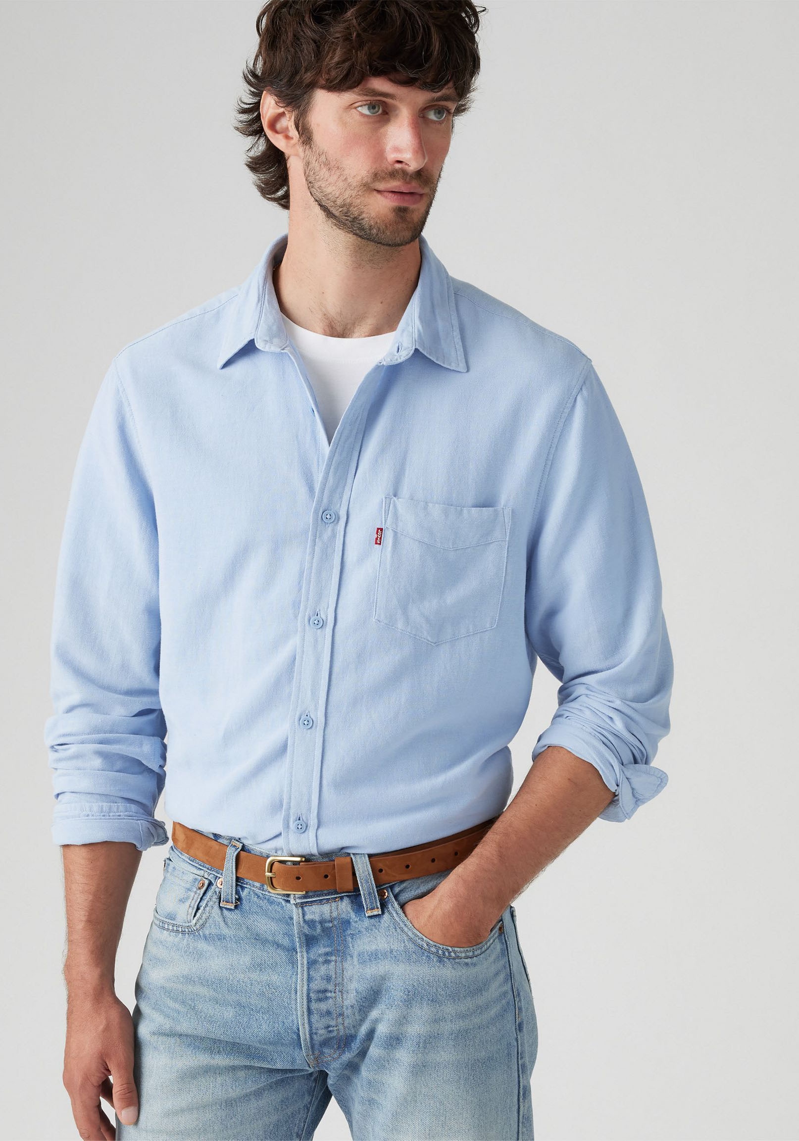 Levi's® Ledergürtel »NEWNARROW« Unisex