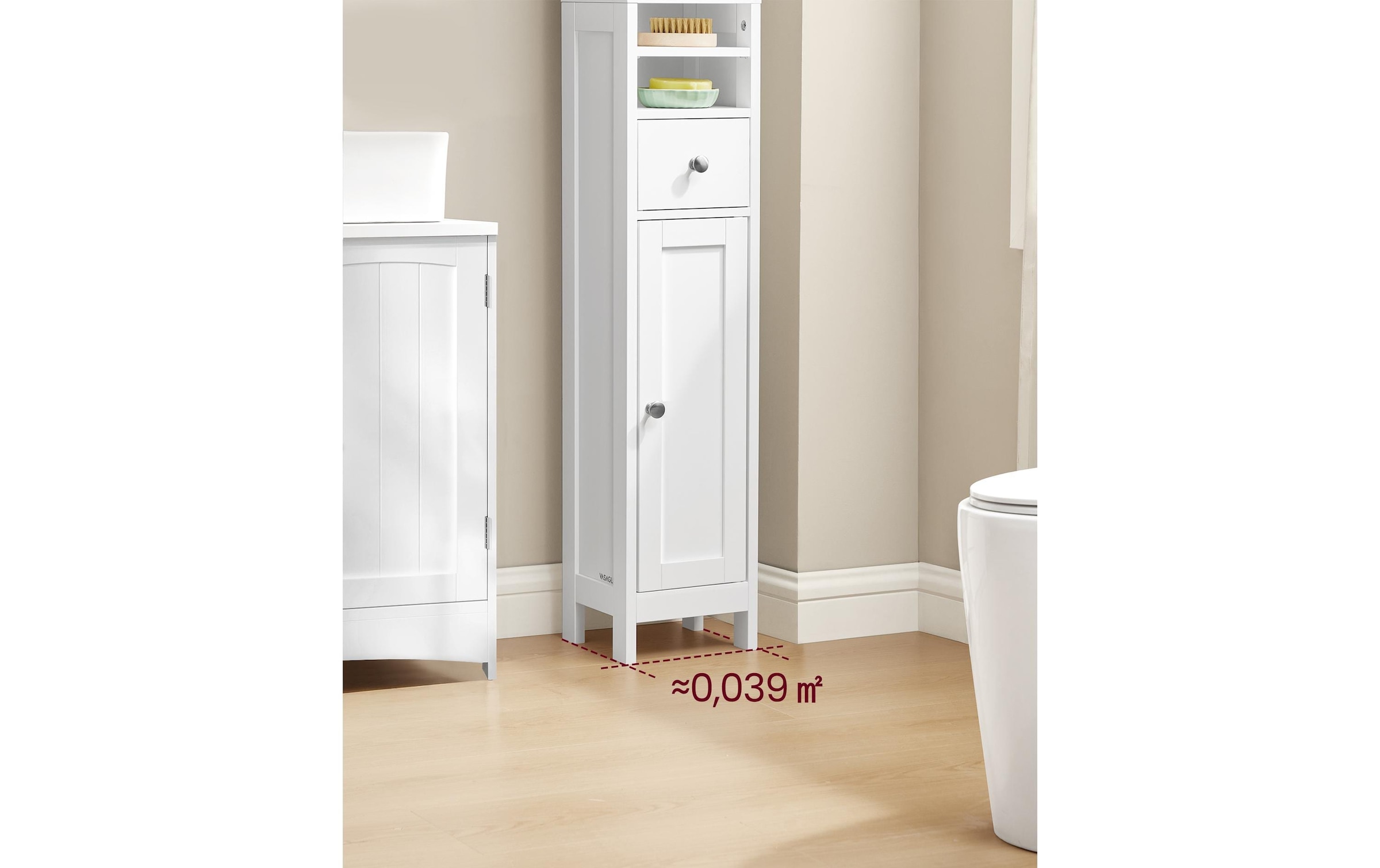 VASAGLE Commode »Landhausstil 21,4 x 180 cm«