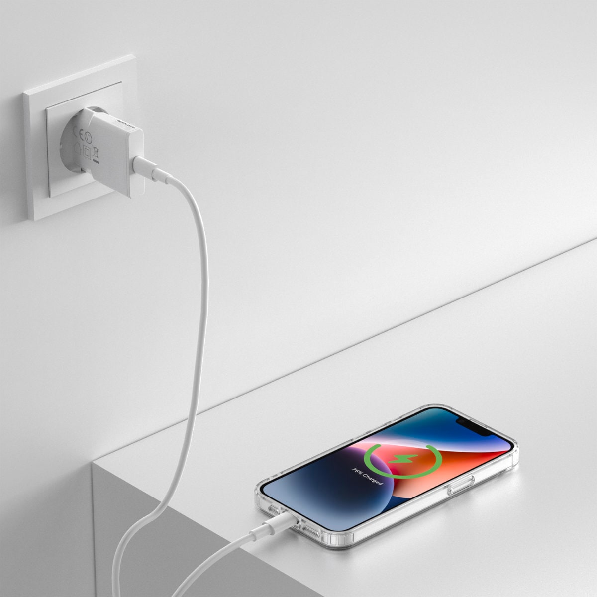 4smarts Handyhülle »3in1 Premium Starter Set für Apple iPhone SE (4.Gen.)«, Backcover, Schutzhülle, Handyschutzhülle, Case, Schutzcase, stossfest
