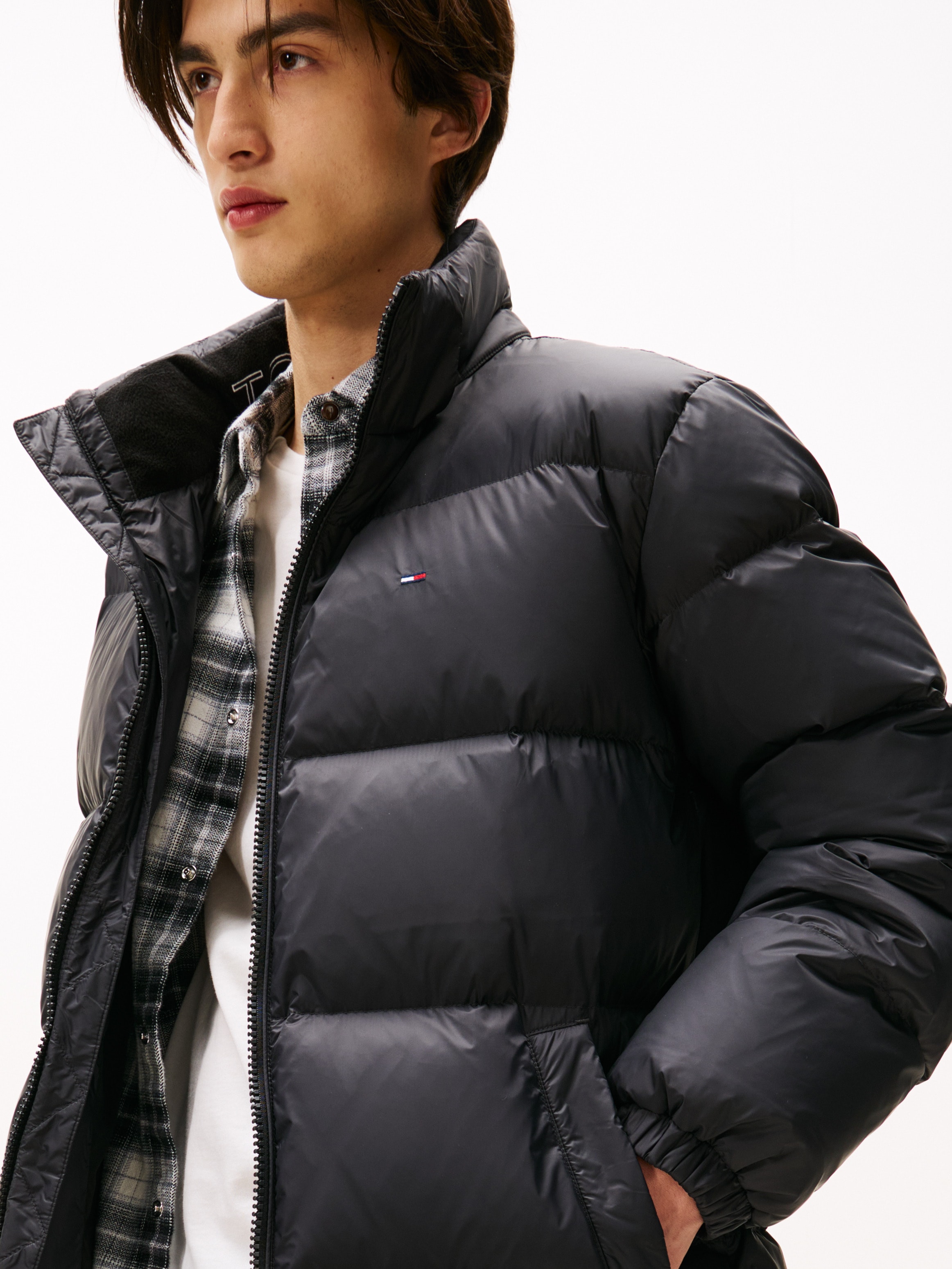 Tommy Jeans Veste matelassée »TJM ESSENTIAL DOWN PARKA« mit Kapuze Daunenjacke, Übergangsjacke mit Kapuze