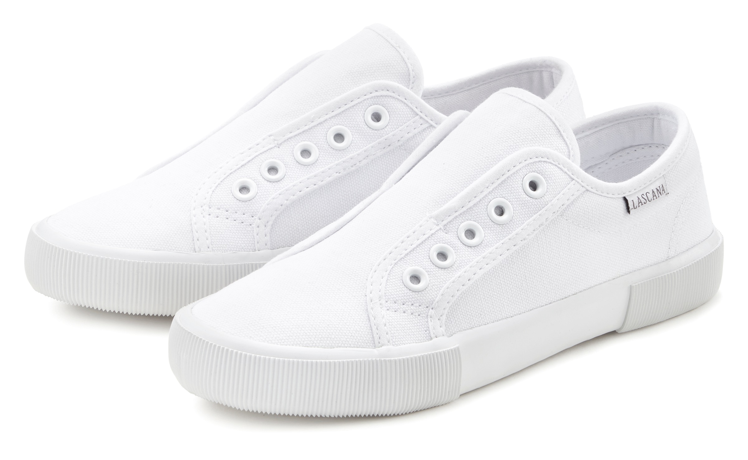 Image of LASCANA Sneaker "Slip-On-Sneaker," Slipper, Halbschuh bequem zum Reinschlüpfen VEGAN