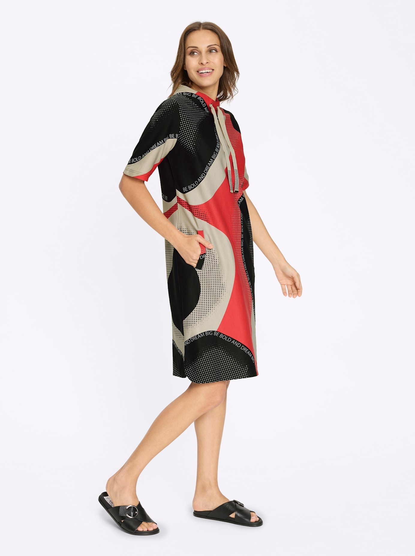 Inspirationen Robe en sweat »Sweatkleid« Poches pour les mains