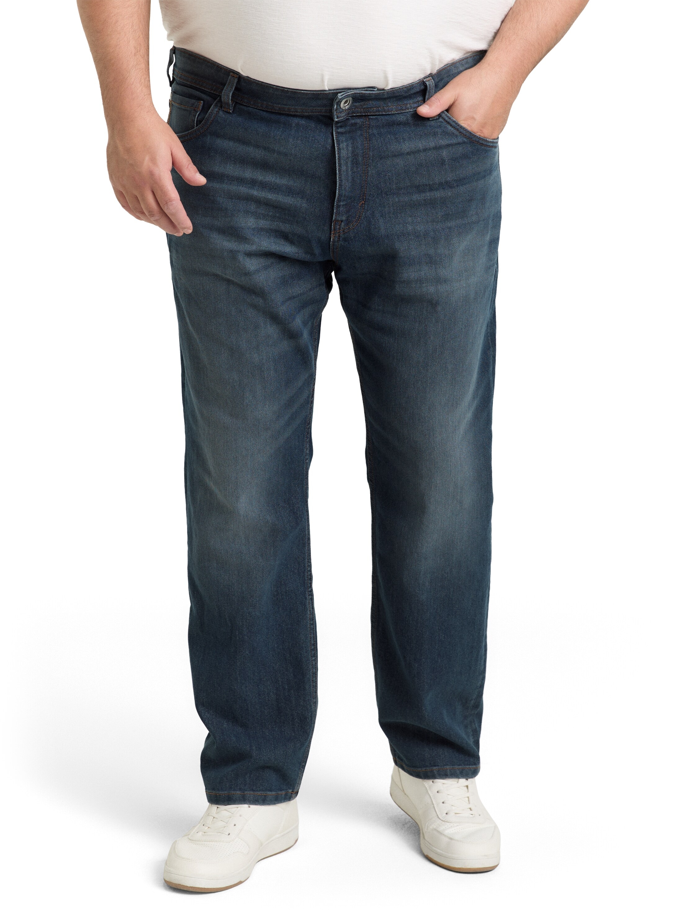 Image of TOM TAILOR PLUS 5-Pocket-Jeans mit Stretch / Grosse Grössen