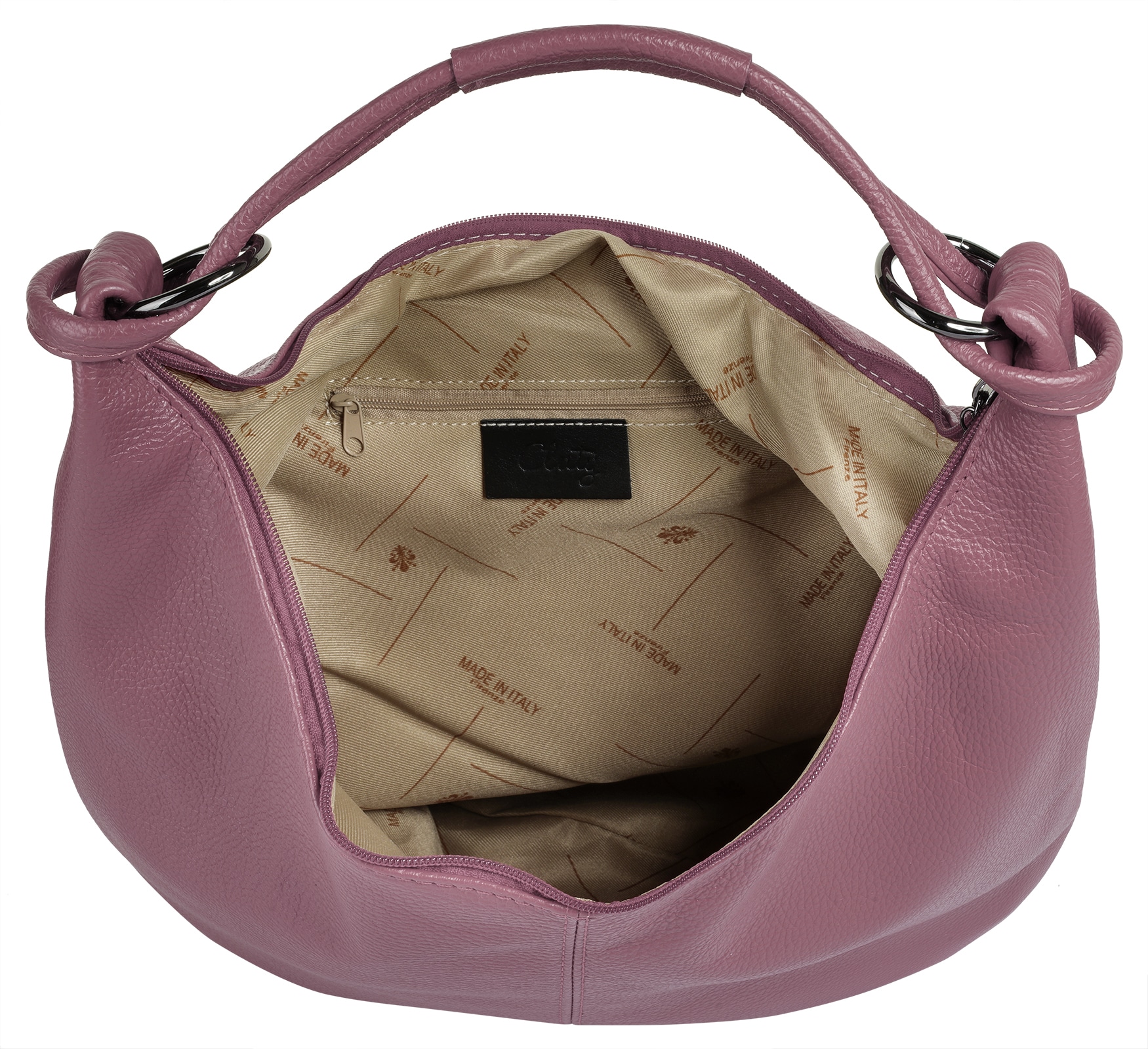 Cluty Shopper echt Leder, Made in Italy