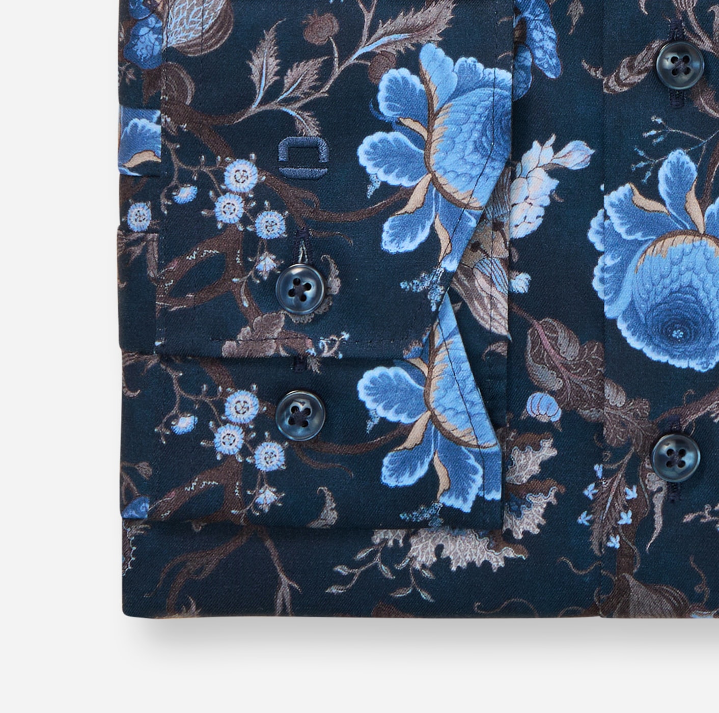 OLYMP Langarmhemd »Luxor«, comfort fit, Businesshemd, New-Kentkragen, gemustert
