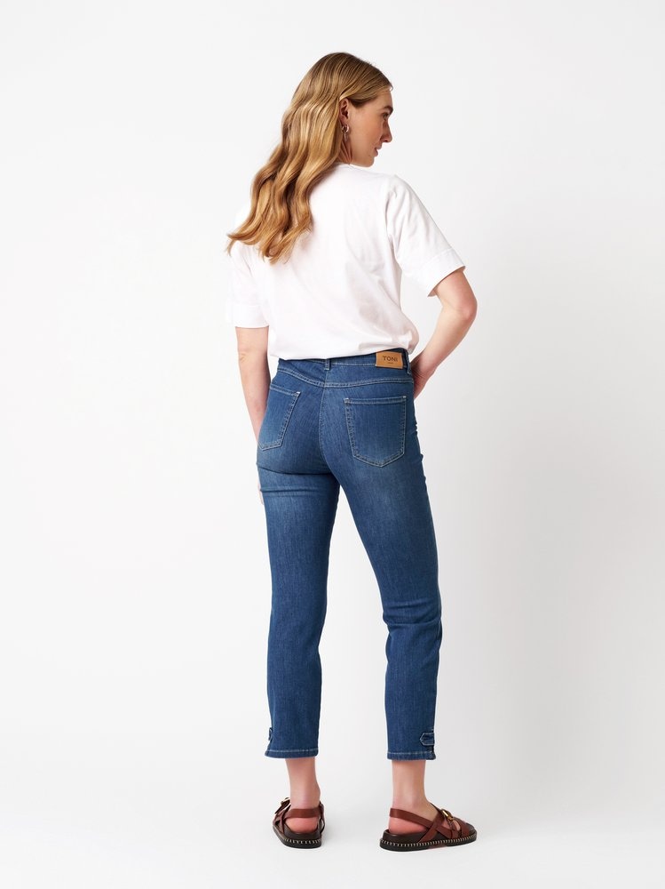 TONI Jeans 7/8 »be loved 7/8« Slim Fit, mit kleinem Schlitz am Beinabschluss