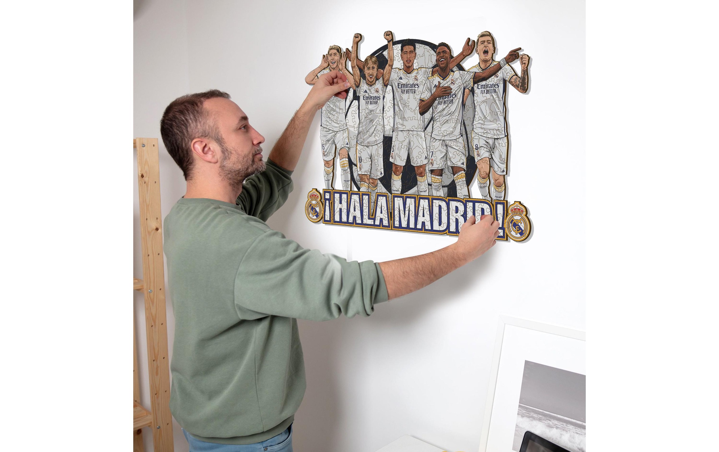   Puzzle »Iconic Real Madrid CF - 5 Spieler« Holzart: Birke (Herkunftsland: China)