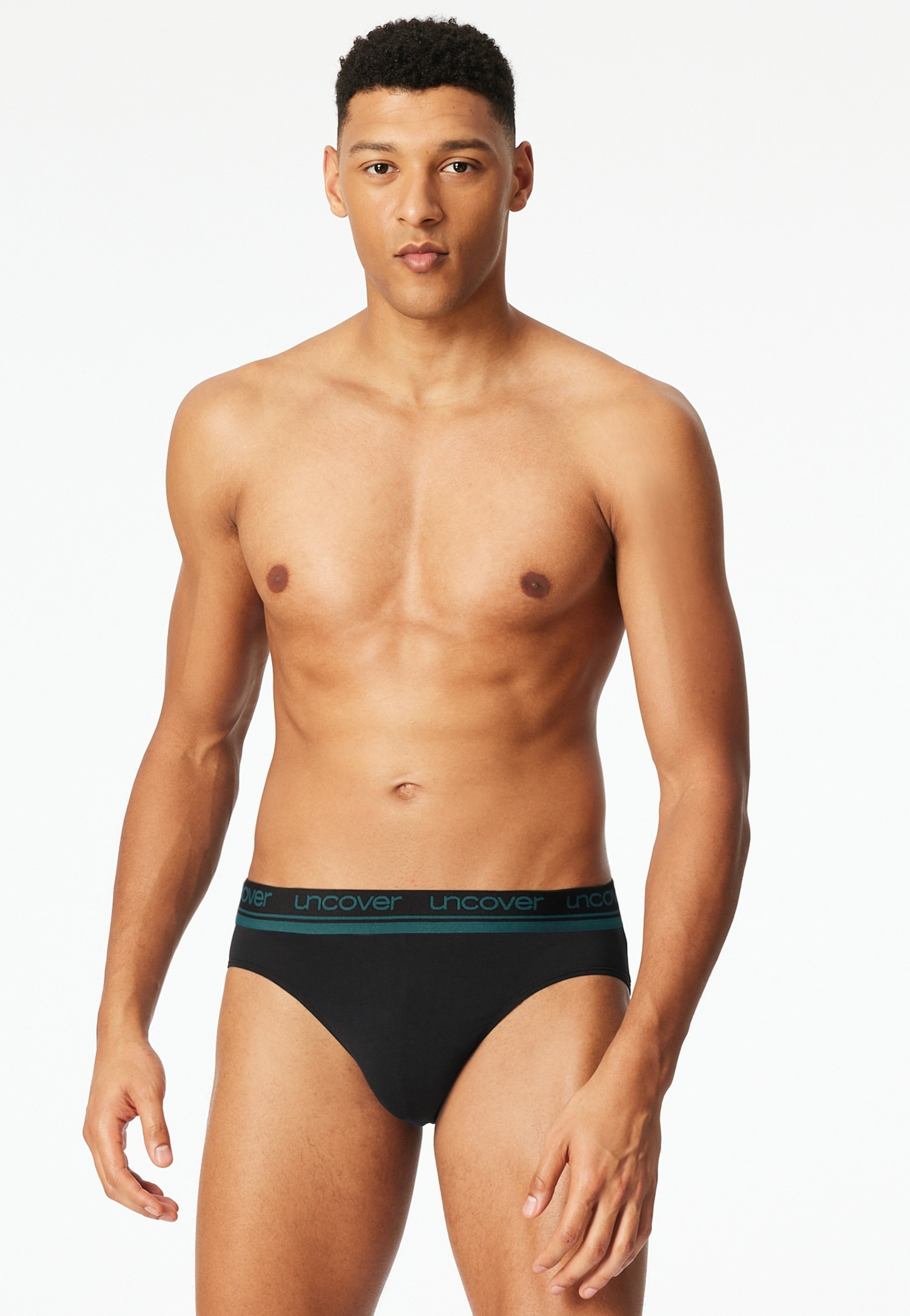 uncover by SCHIESSER Slip rio »Uncover Cotton« 3er Pack,  ohne Eingriff, elastisch, Single Jersey-Qualität, Logo-Bund