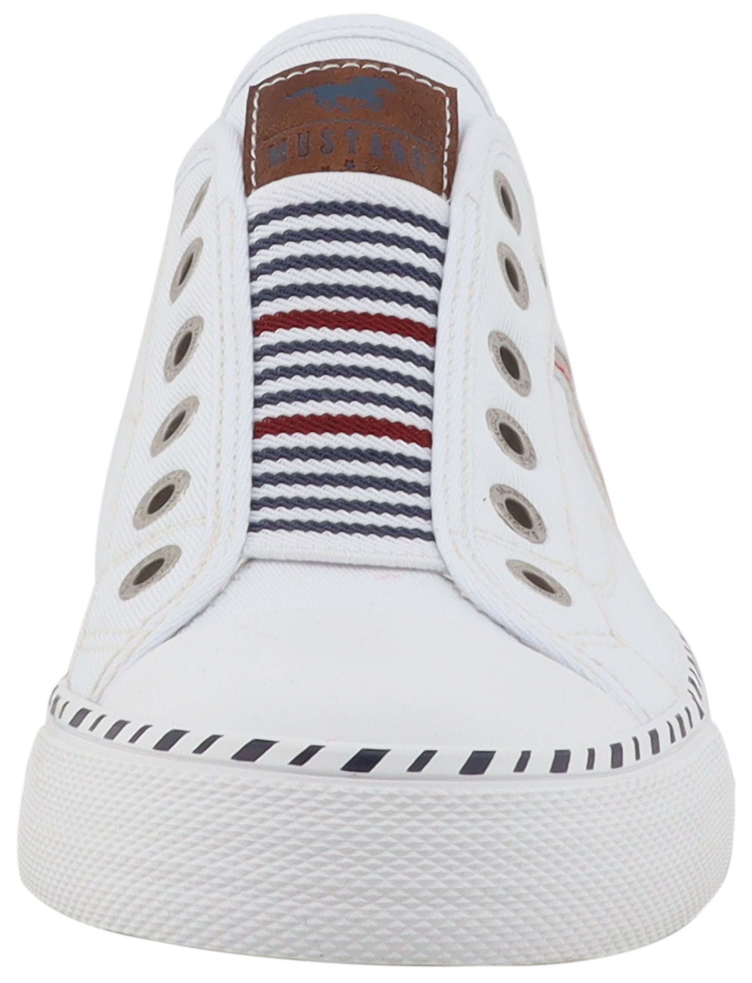 Mustang Shoes Baskets slip-on »Magdalena«  Chaussure décontractée, mocassin, chaussure à enfiler avec empiècements contrastés