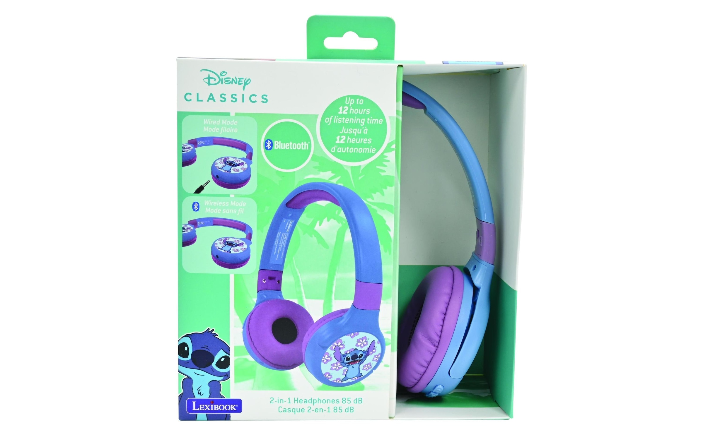 Lexibook® Bluetooth-Kopfhörer »Stitch Blau«