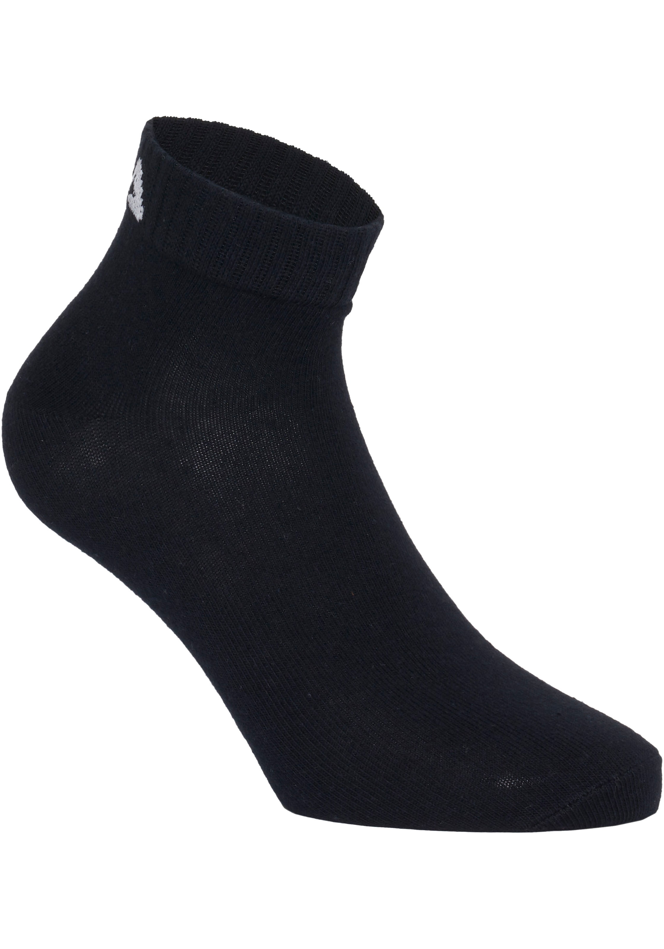 Fila Kurzsocken, (6er Pack), Baumwollmischung, Rippenbündchen, flache Zehennaht