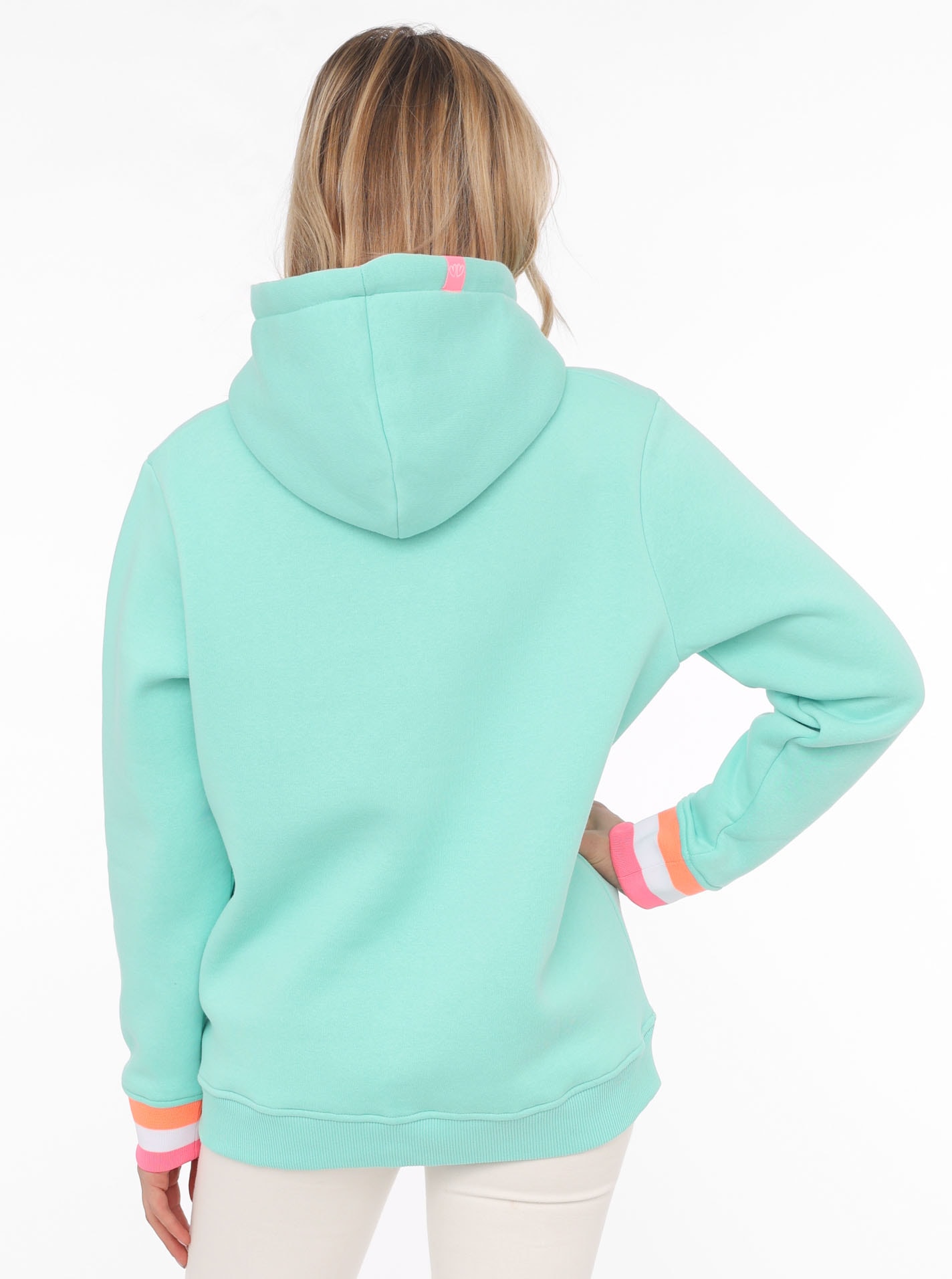 Zwillingsherz Sweater »"Dorfglück"«, mit ländlichem Charme, bunter Stickerei, Kängurutaschen