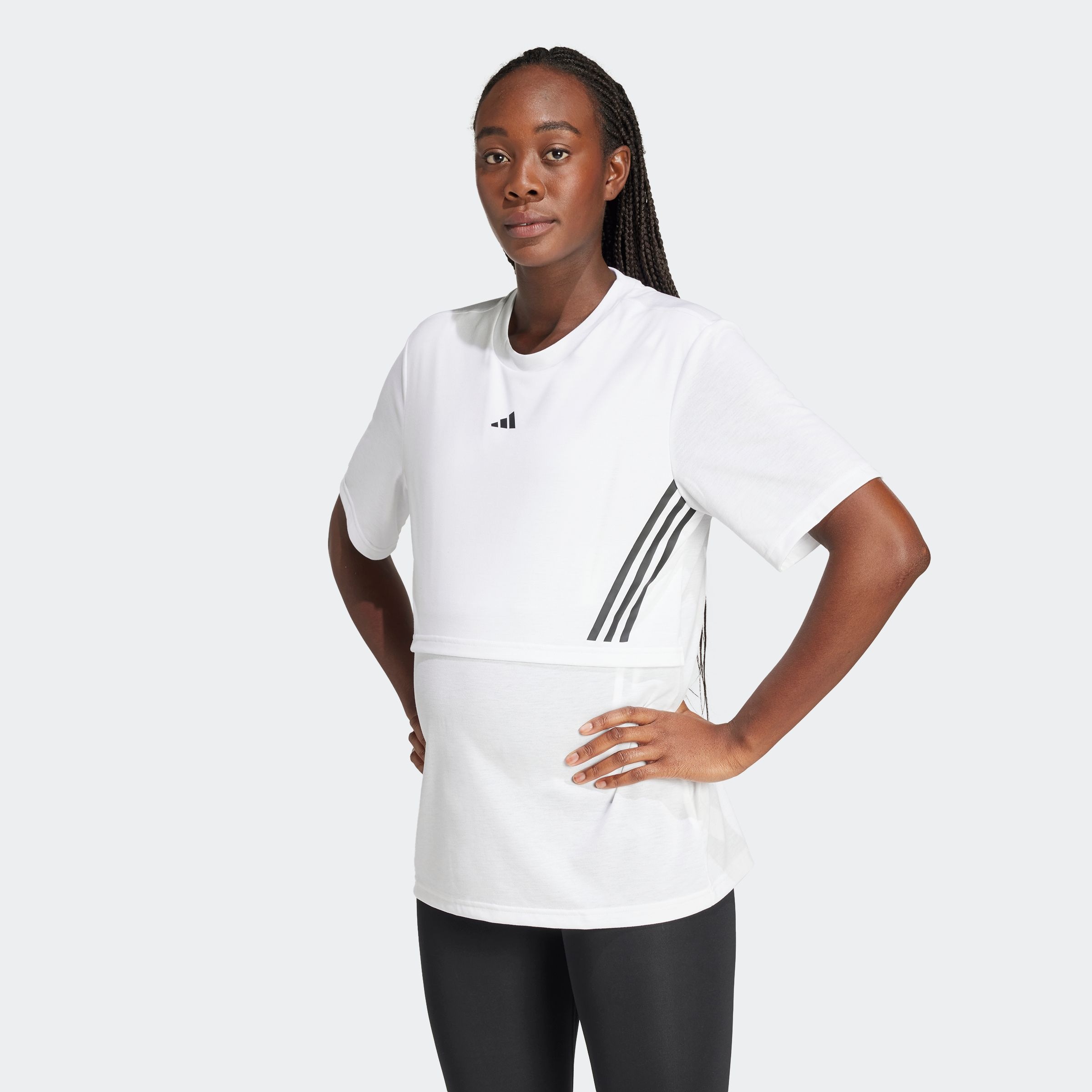 Image of adidas Performance T-Shirt "MATERNITY" Trainingsshirt für die Schwangerschaft