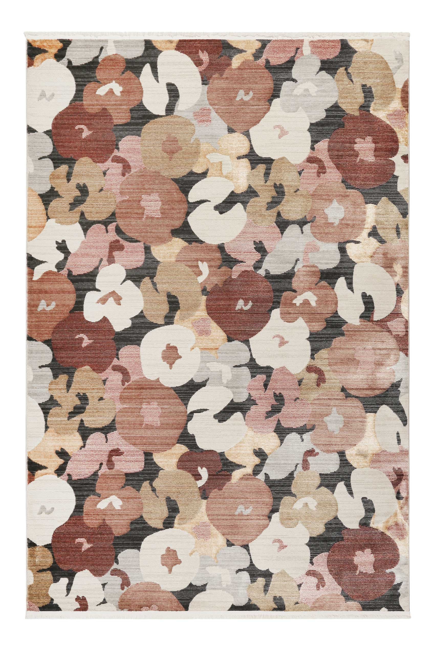 Image of Esprit Teppich "Agneta" rechteckig 7 mm Höhe Kurzflorteppich, floral, gewebt, neutral, modern, Wohnzimmer, stilvoll