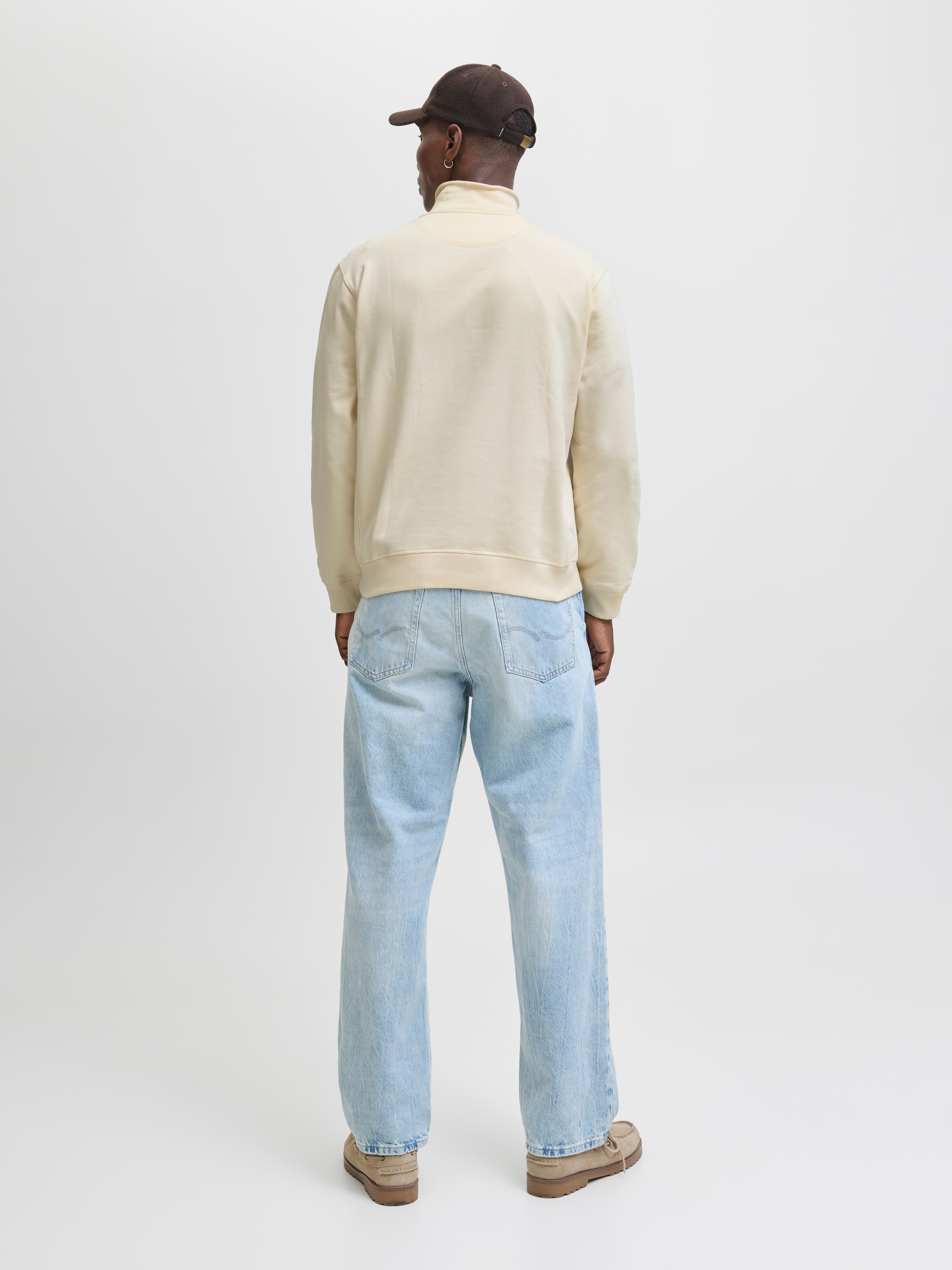 Jack & Jones Sweat-shirt »JORNORREBRO EMB SWEAT HIGH NECK SN«
